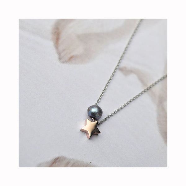 Silver plated MOONLIGHT necklace / Posrebrena MOONLIGHT ogrlica