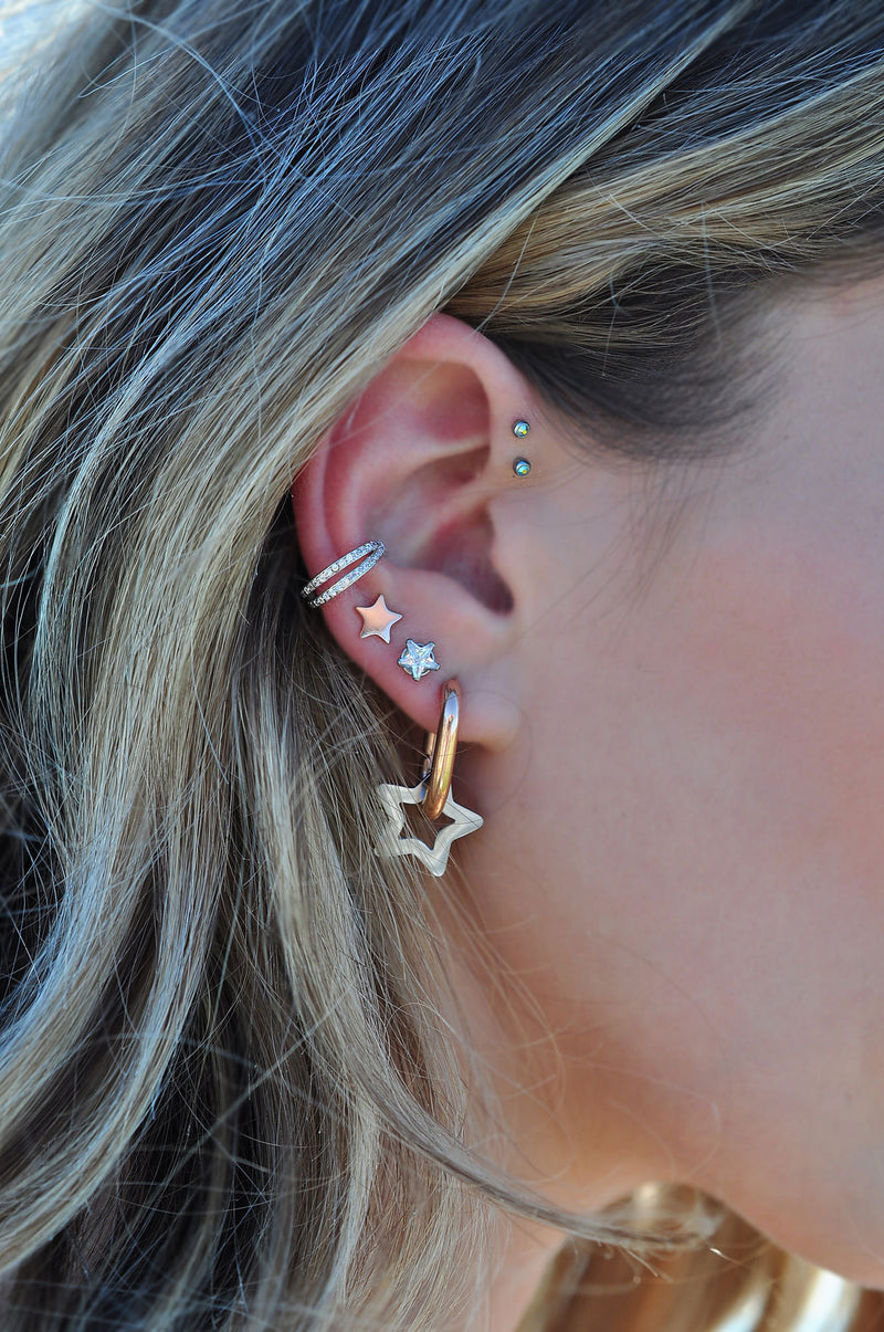 AMALFI STAR OUTLINE earrings