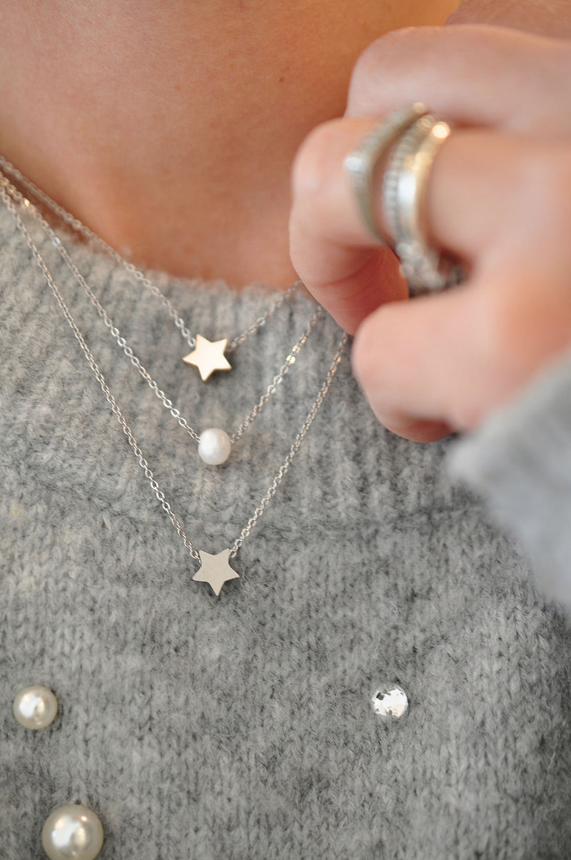 Triple GALAXY STAR necklace / Trostruka GALAXY STAR necklace