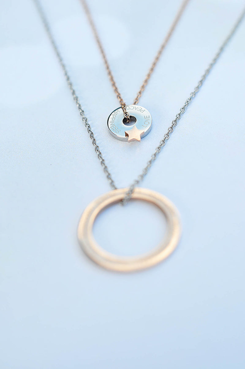 CIRCLE OF LIFE double necklace / CIRCLE OF LIFE dupla ogrlica