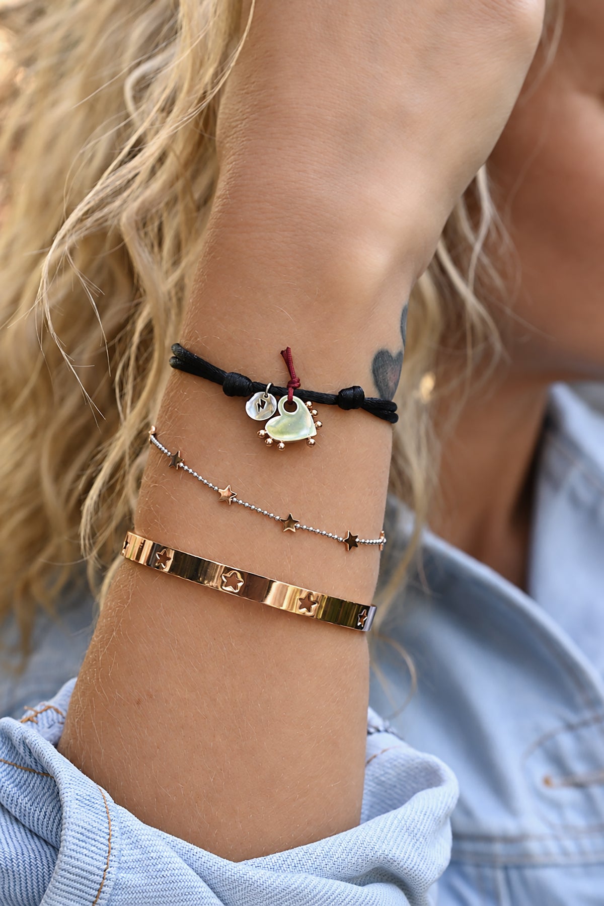 FUNKY LOVERS silk string bracelet / FUNKY LOVERS narukvica trakica
