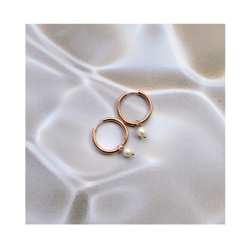 CLASSIC PEARL Creolen / KLASIČNI RINGOVI Biser 