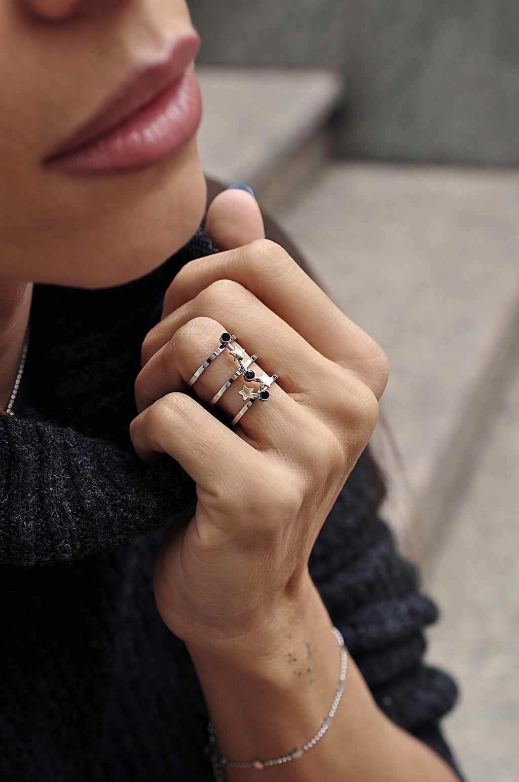 GALAXY Dreifachring / GALAXY trostruki prsten