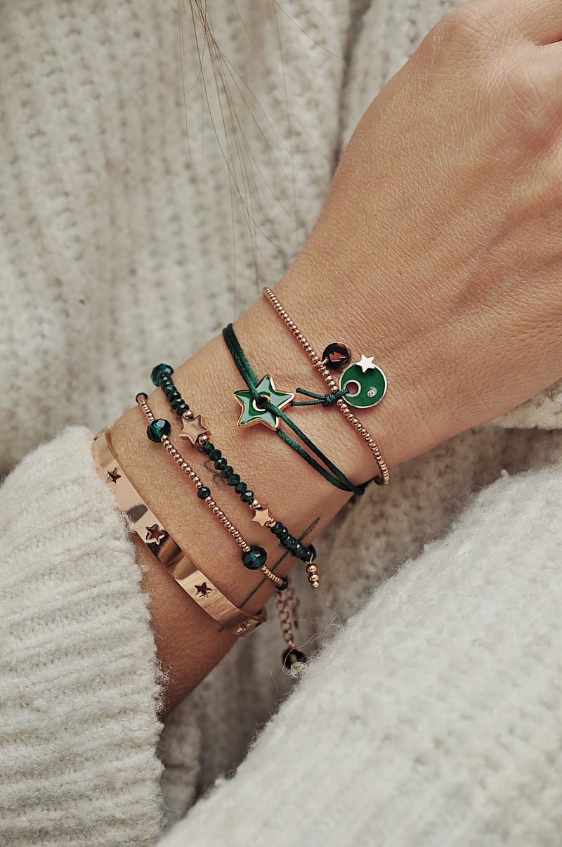 GREAT GREEN SPOT beads bracelet