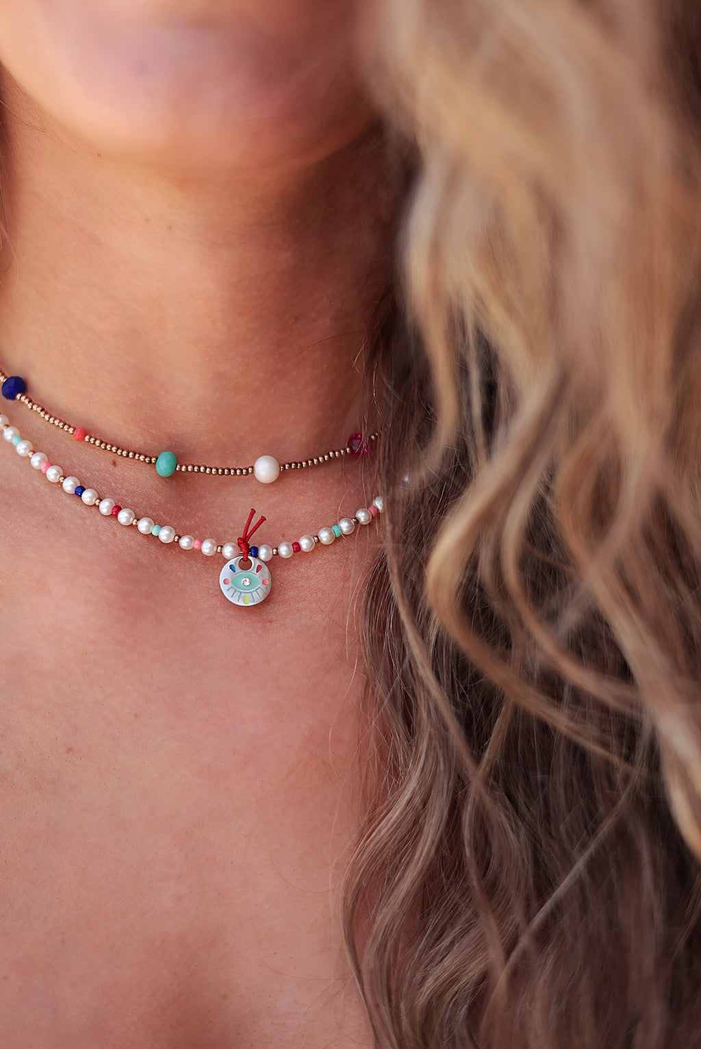 TEQUILA SUNRISE choker necklace / TEQUILA SUNRISE ogrlica uz vrat