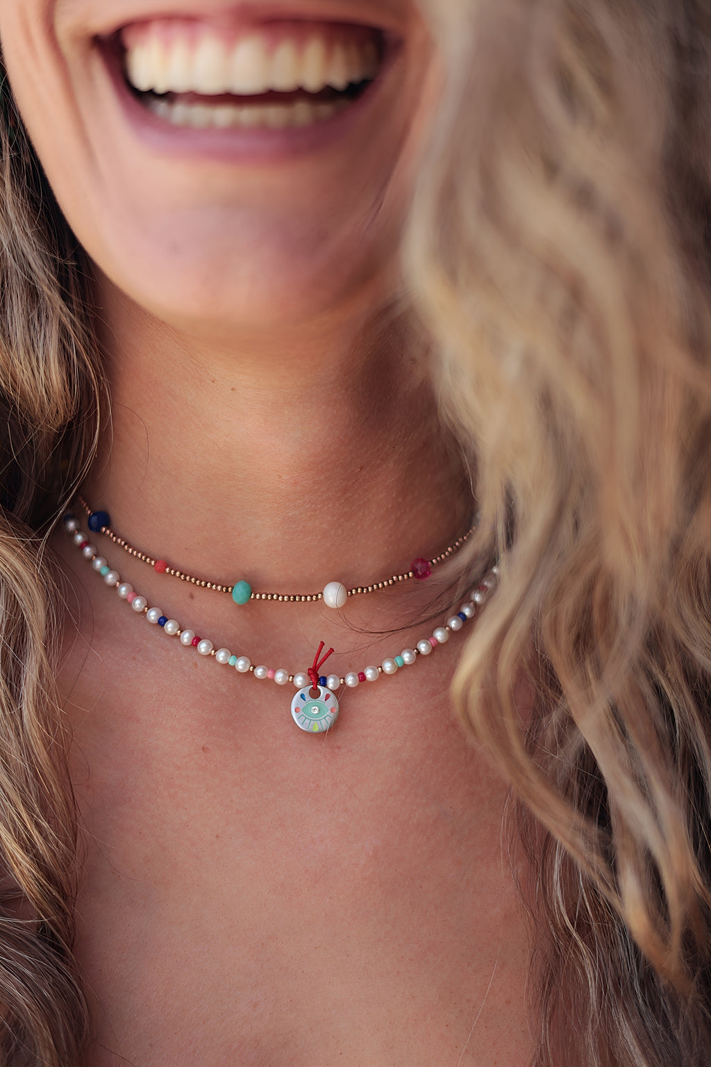 PINA COLADA choker necklace / PINA COLADA ogrlica uz vrat