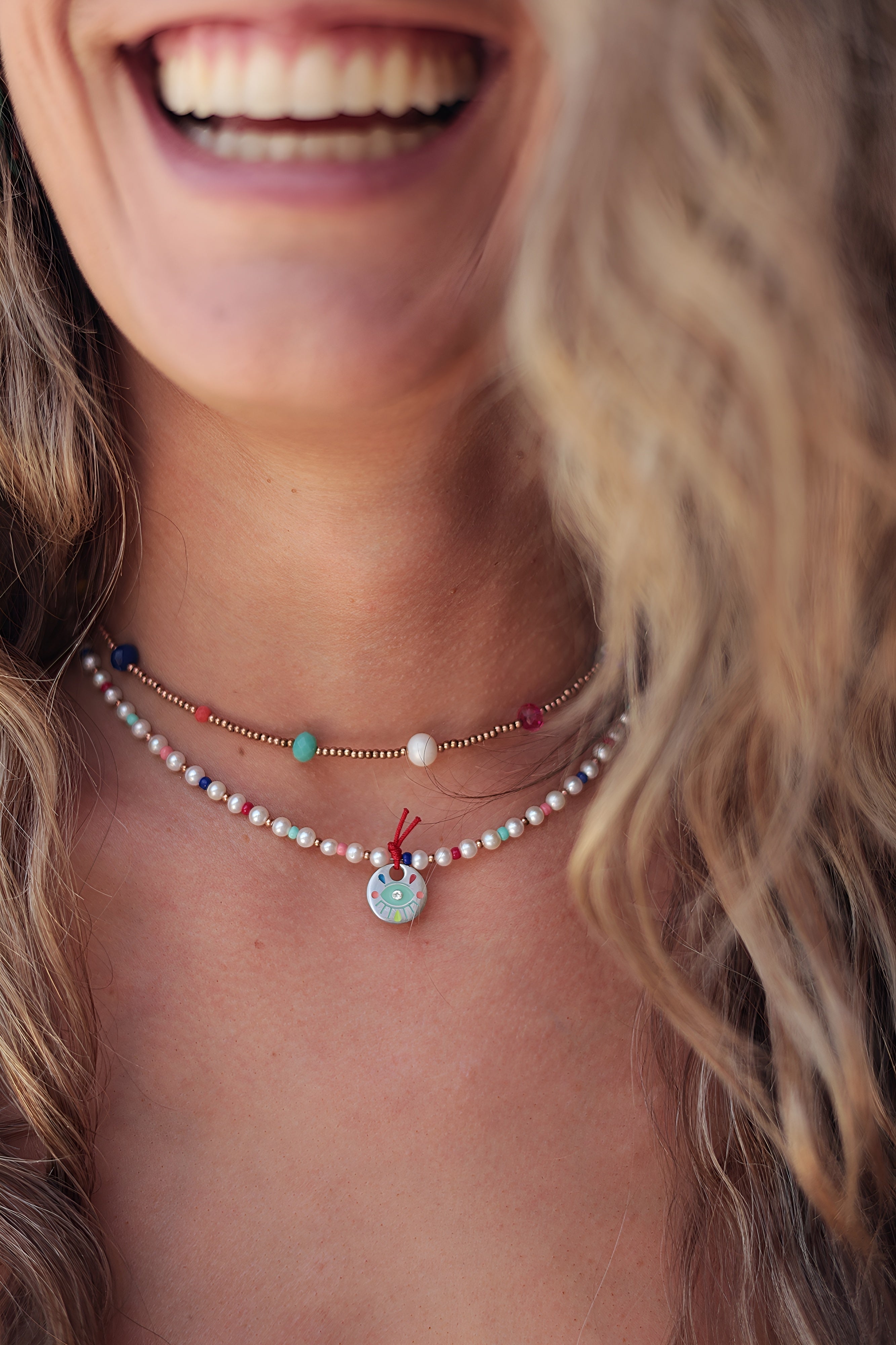 PINA COLADA choker necklace / PINA COLADA ogrlica uz vrat