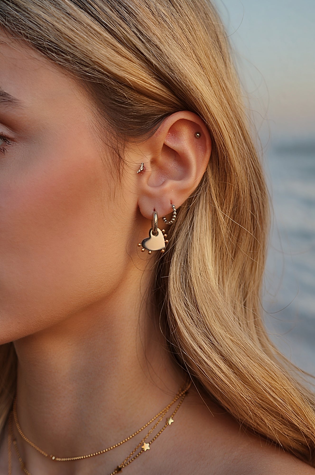 FUNKY LOVERS mini hoops