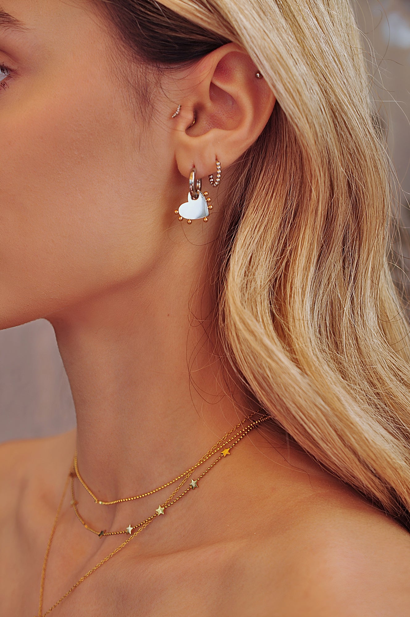 FUNKY LOVERS mini hoops