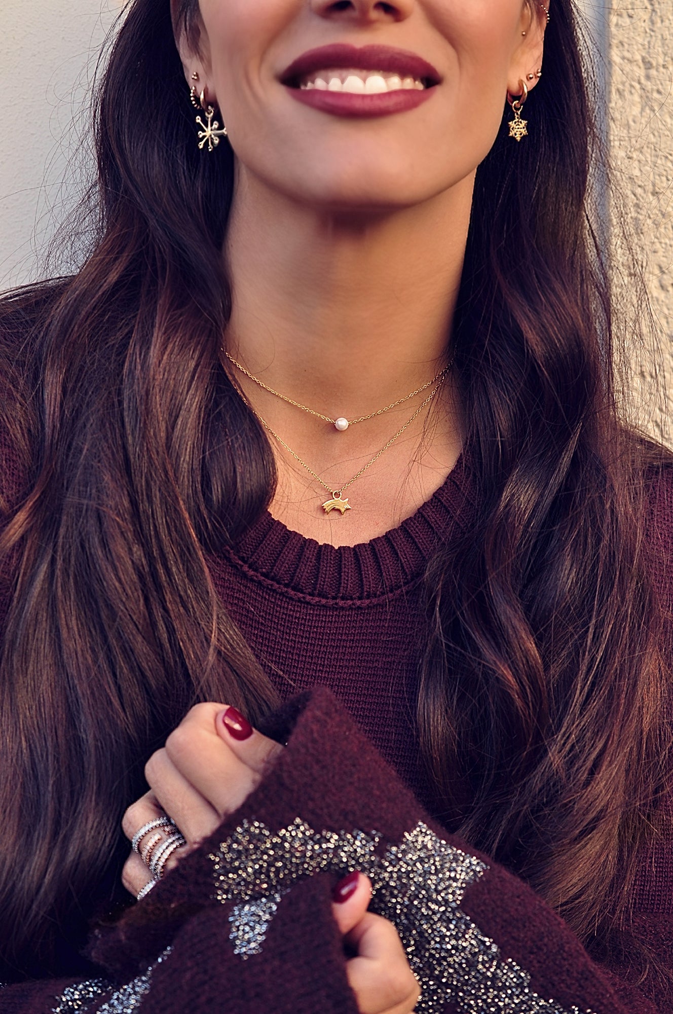 SHOOTING STAR double necklace / SHOOTING STAR dvostruka ogrlica