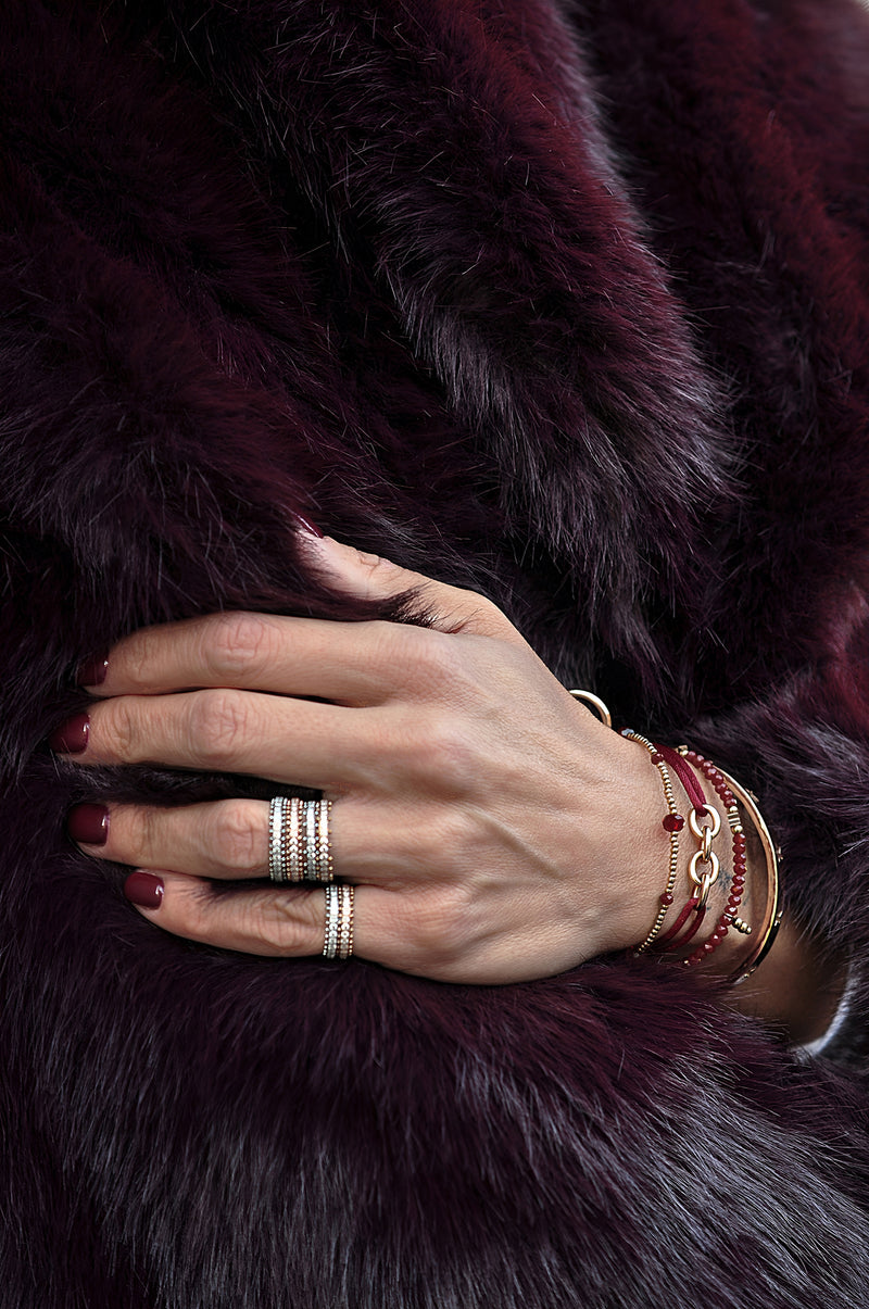 NIGHT SPARK double ring / NIGHT SPARK dvostruki prsten