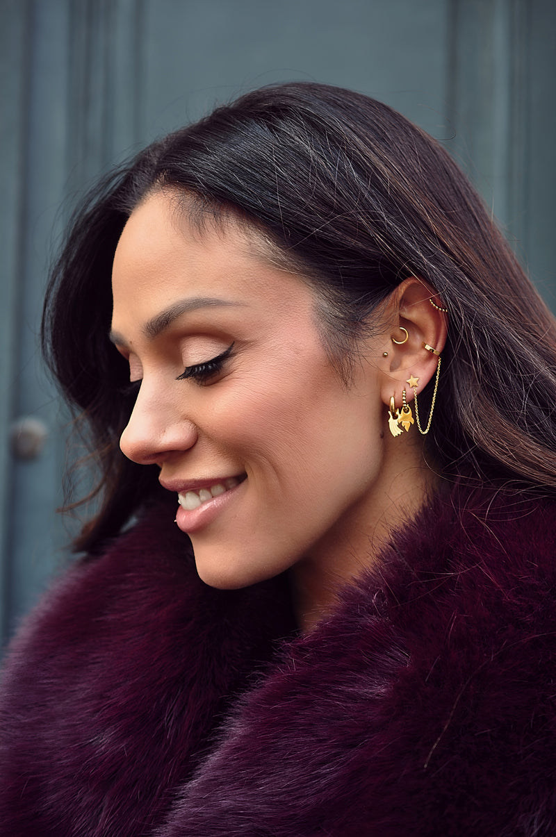 APOLLO mini dot hoops / APOLLO mini dot ringovi