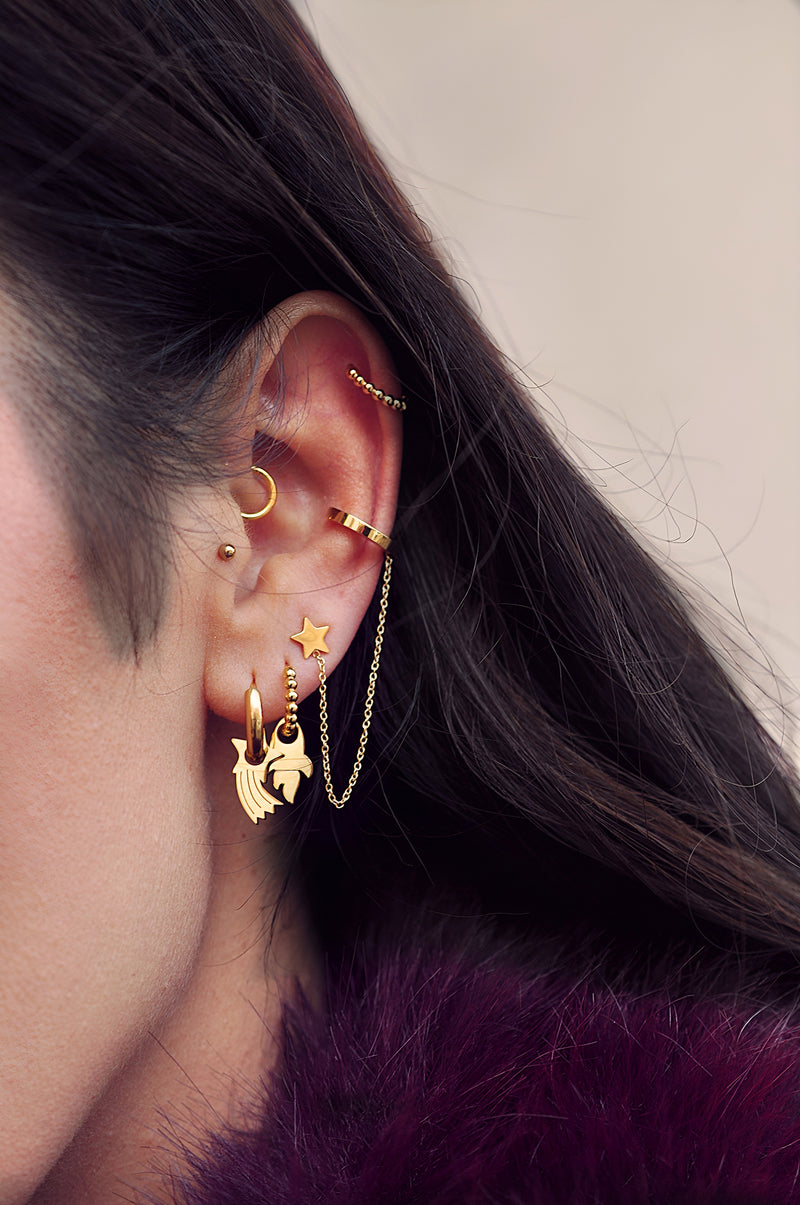 APOLLO mini dot hoops / APOLLO mini dot ringovi