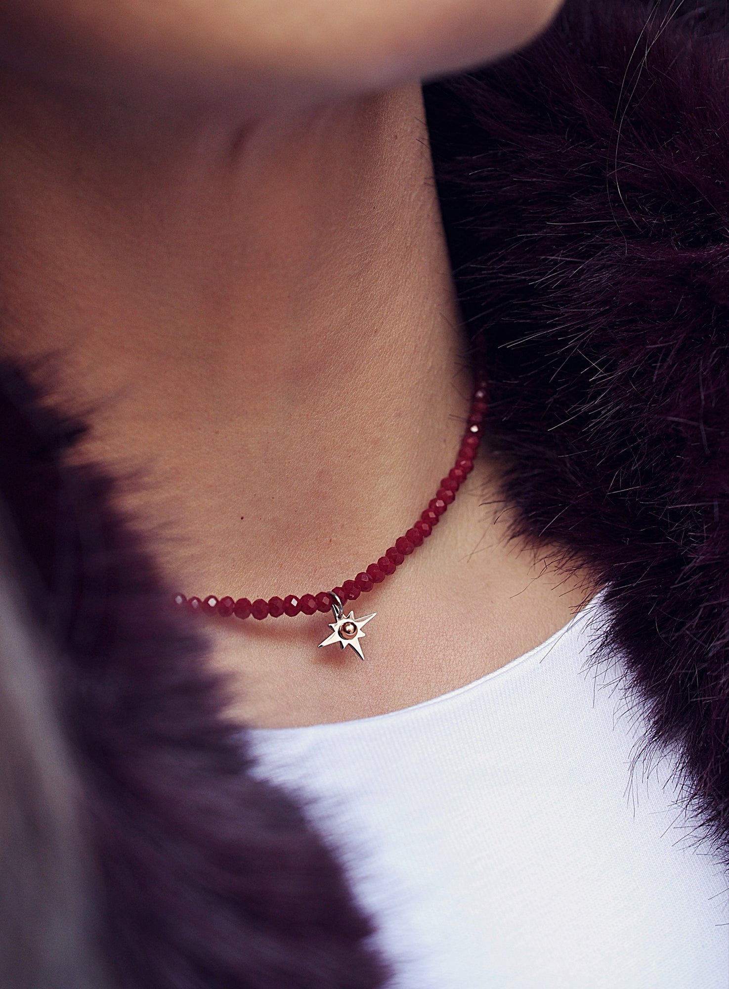 NORTHERN STAR choker necklace / NORTHERN STAR choker ogrlica