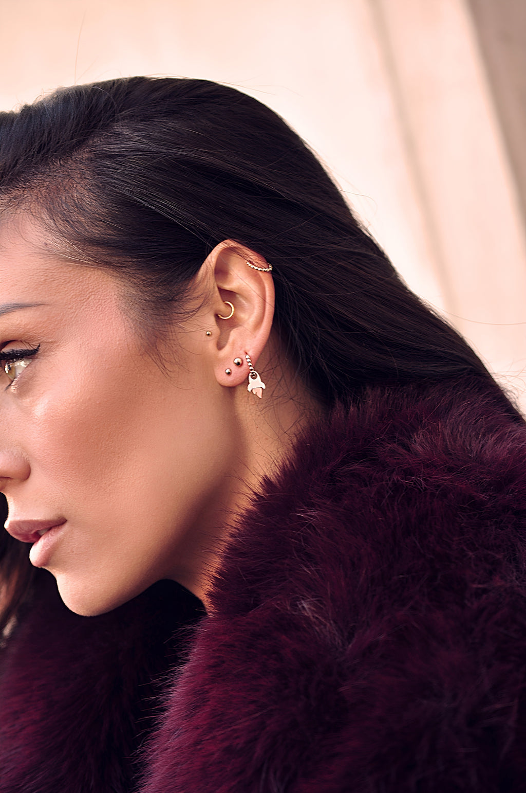 APOLLO mini dot hoops / APOLLO mini dot ringovi