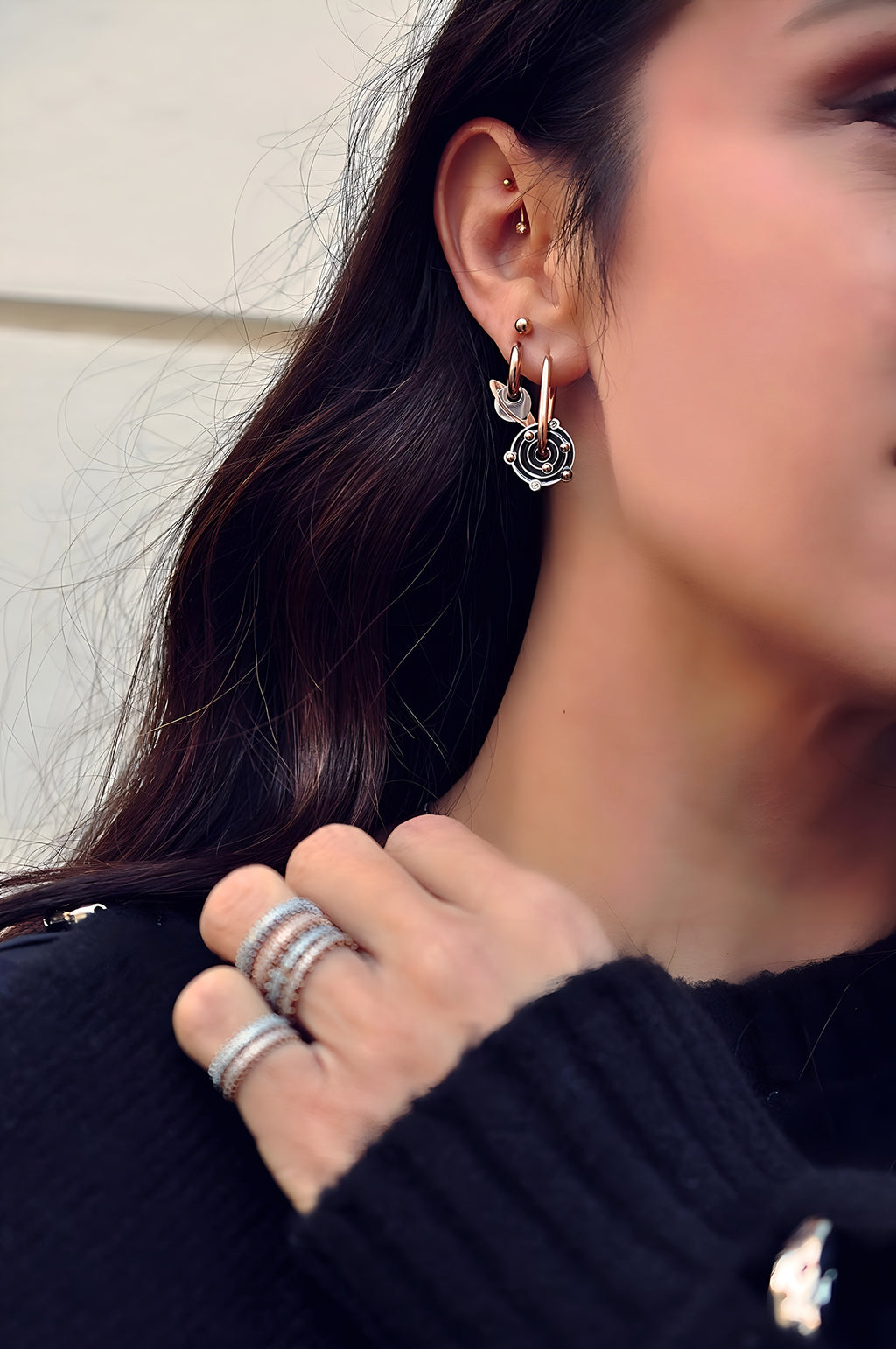 NIGHT SPARK double ring / NIGHT SPARK dvostruki prsten