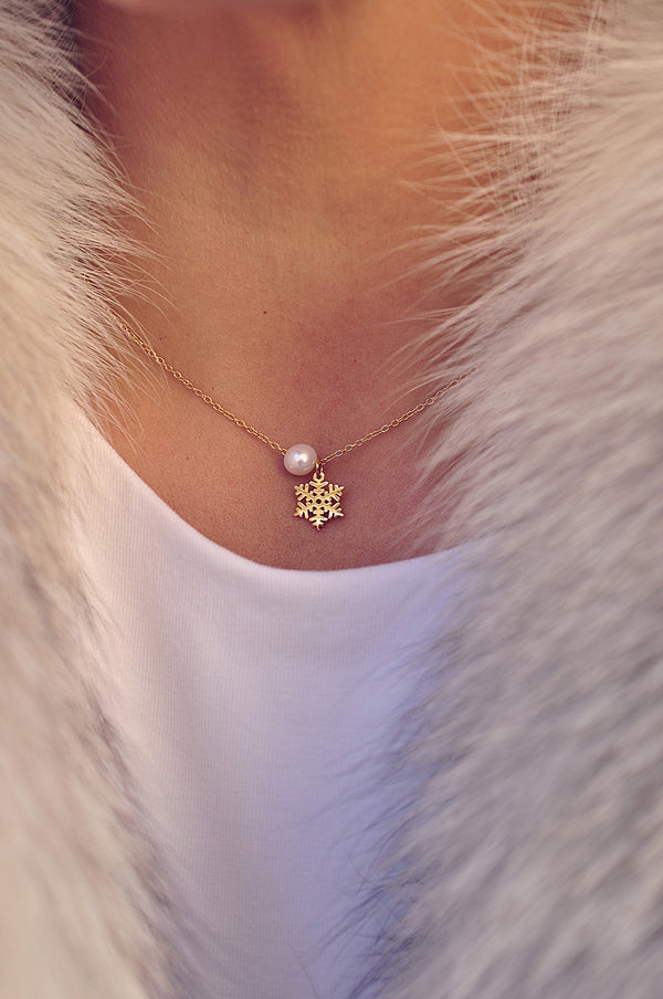 SNOWFLAKE necklace / SNOWFLAKE ogrlica