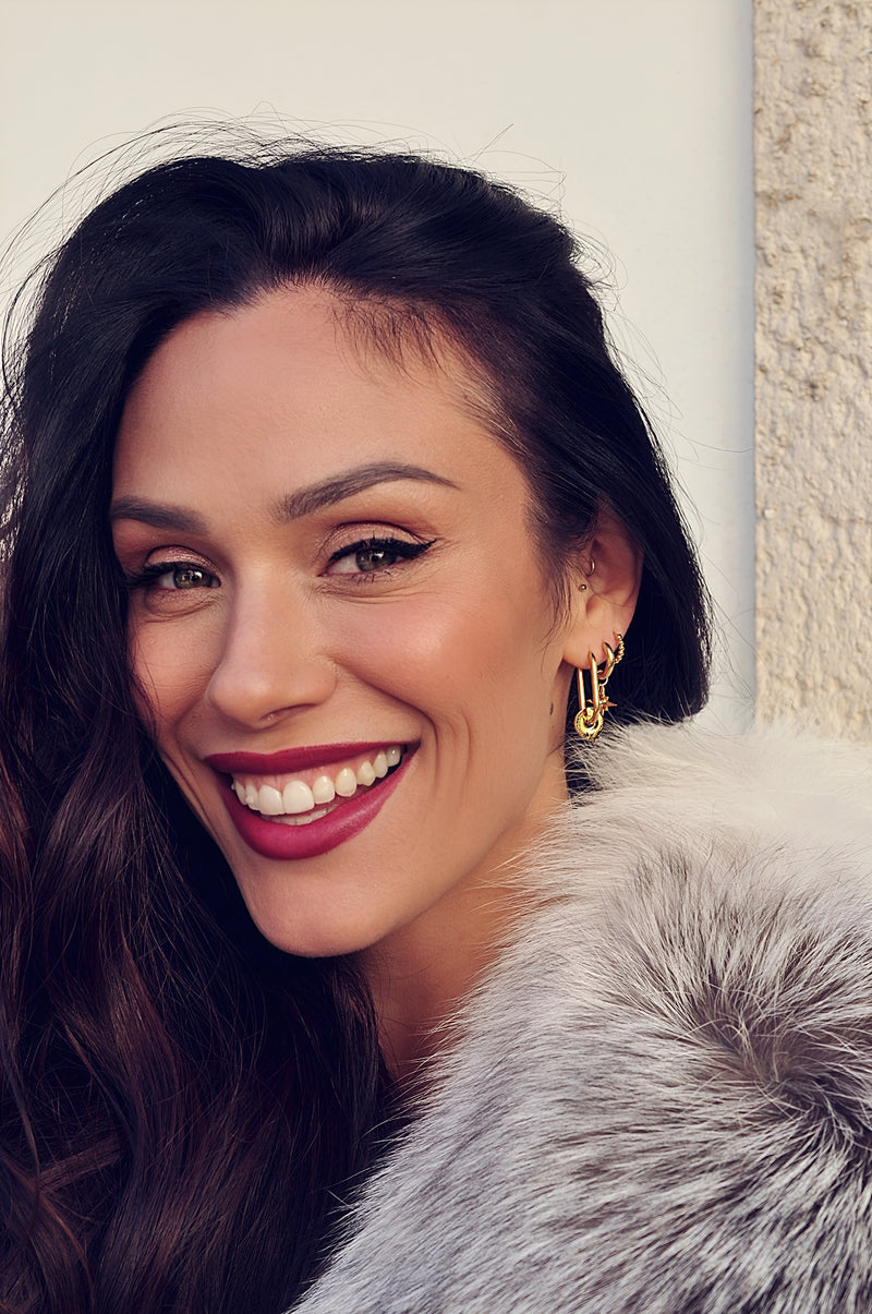 OUT OF SPACE oval hoops / OUT OF SPACE ovalni ringovi