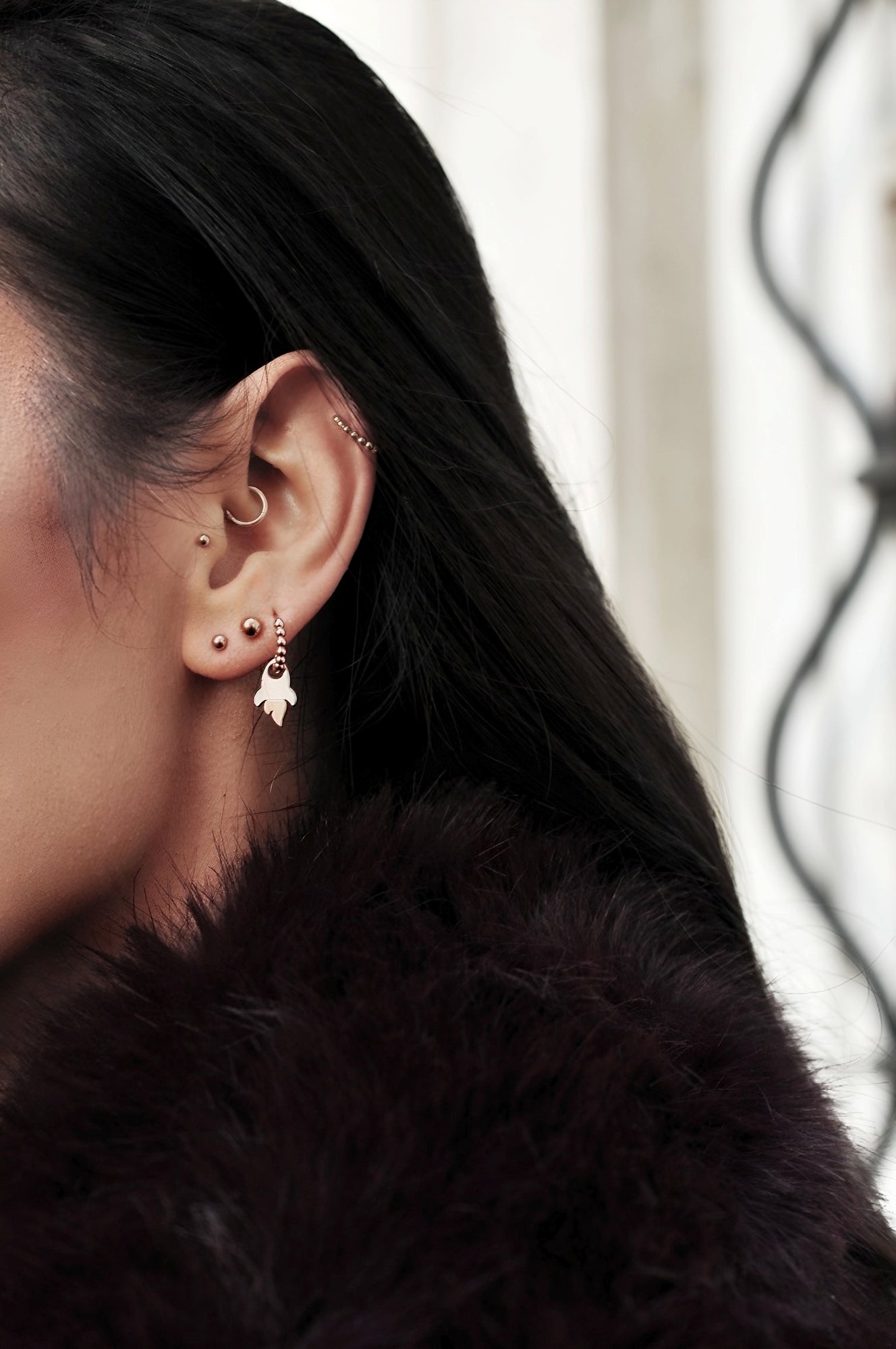 APOLLO mini dot hoops / APOLLO mini dot ringovi