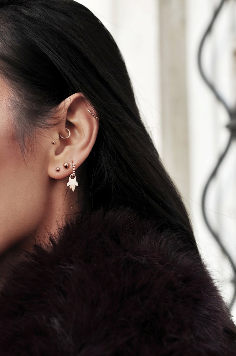 APOLLO mini dot hoops / APOLLO mini dot ringovi