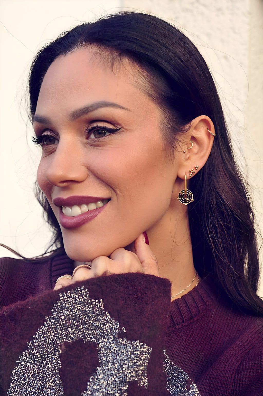 OUT OF SPACE oval hoops / OUT OF SPACE ovalni ringovi