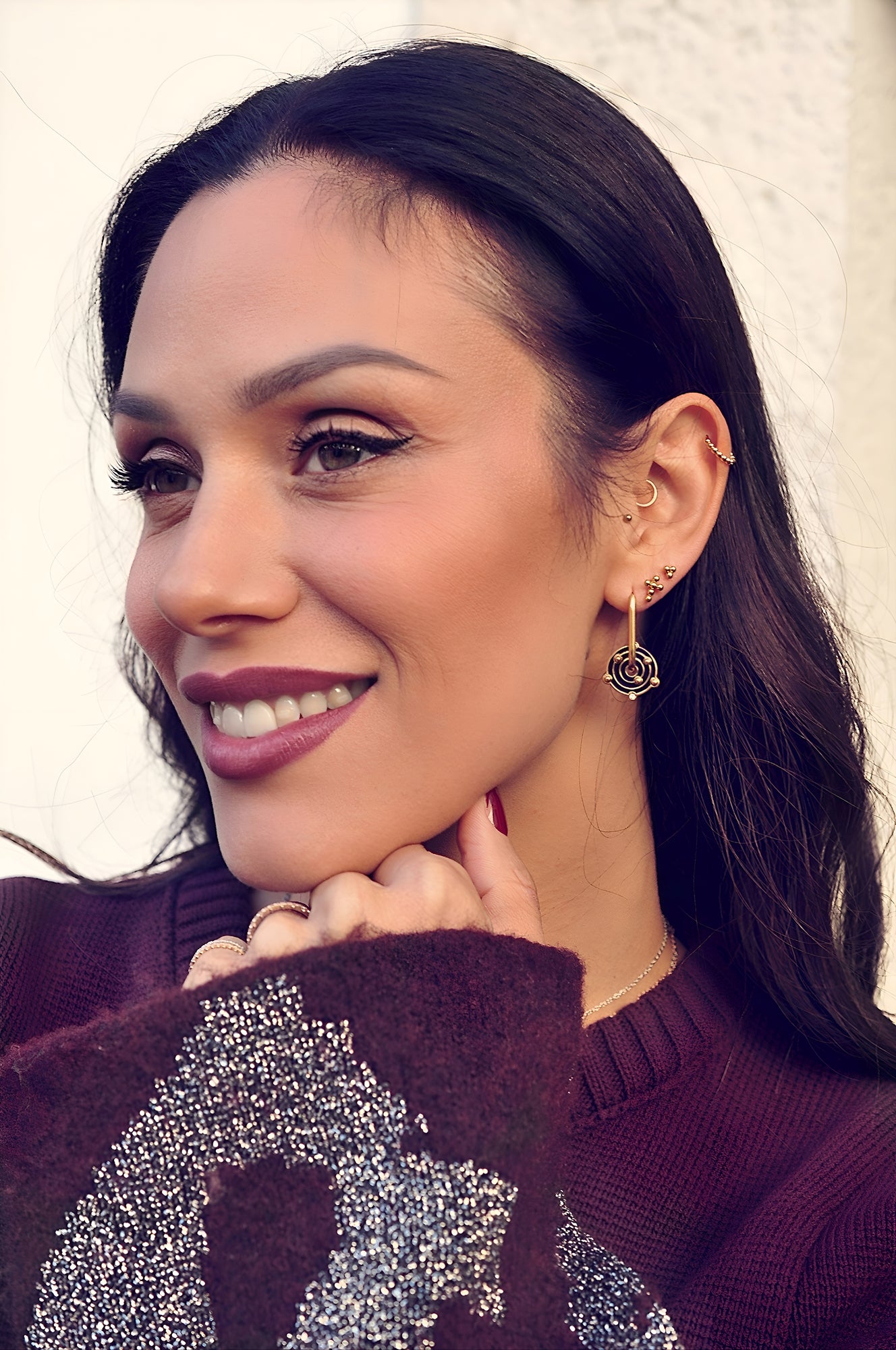 OUT OF SPACE oval hoops / OUT OF SPACE ovalni ringovi