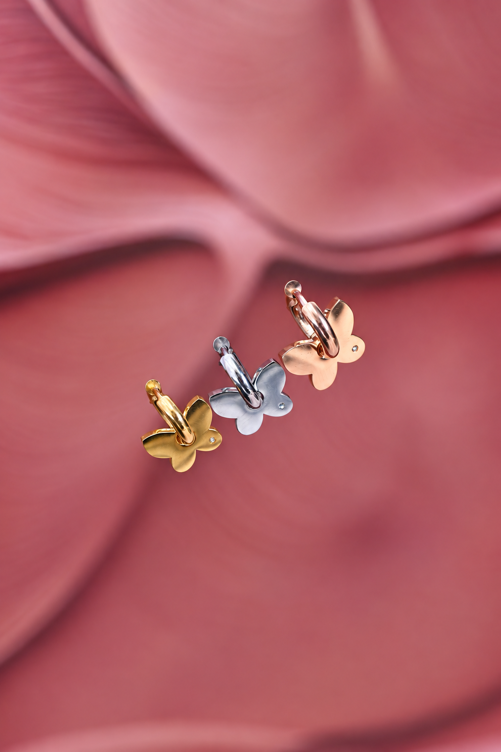 BUTTERFLY mini hoops / BUTTERFLY mini ringovi