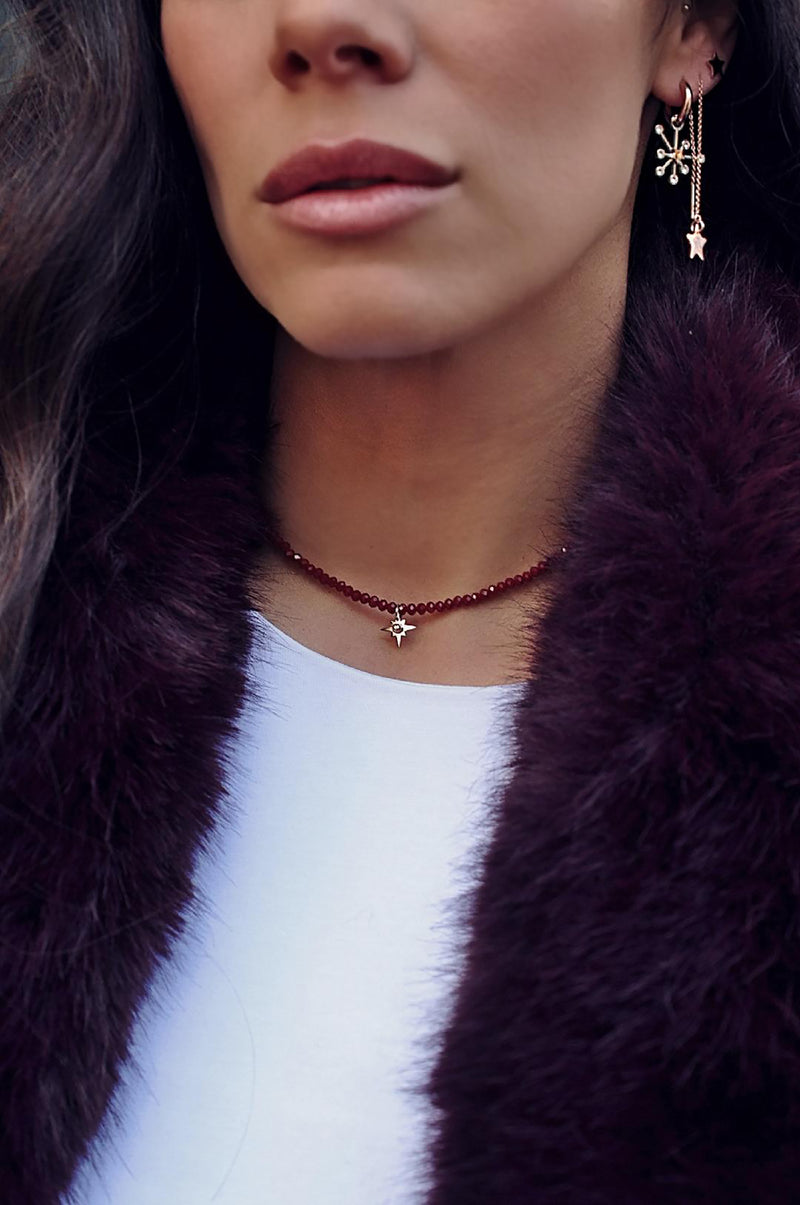 NORTHERN STAR choker necklace / NORTHERN STAR choker ogrlica