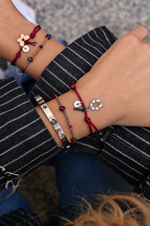 HORSE WHISPERER silk string bracelet / HORSE WHISPERER narukvica trakica