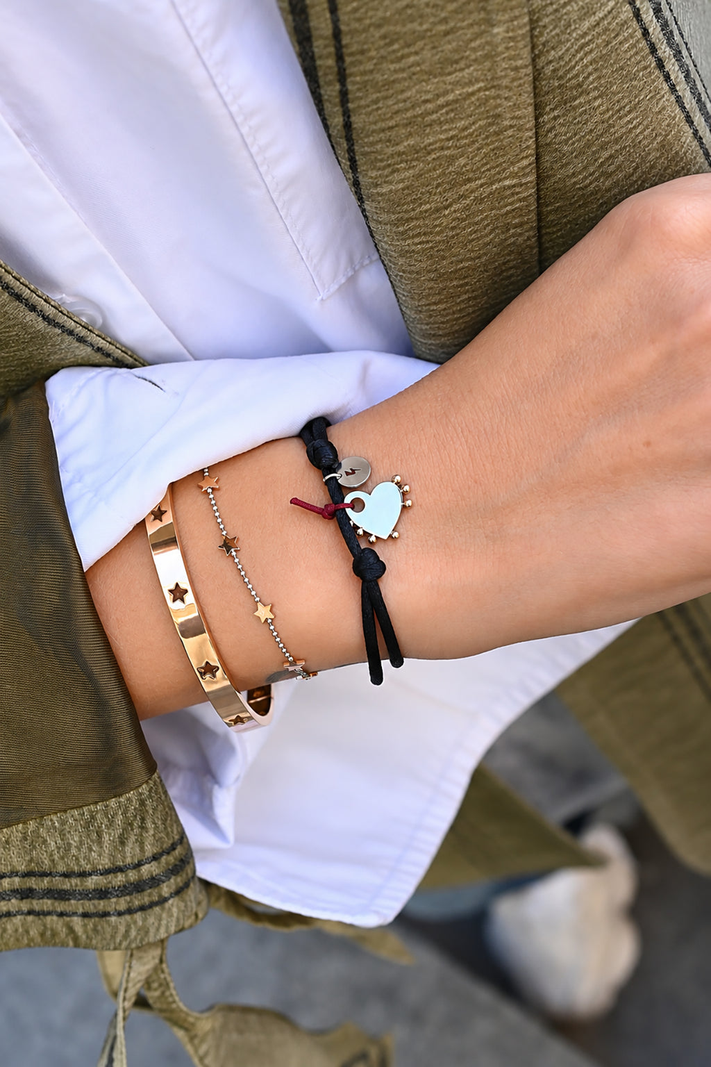 FUNKY LOVERS silk string bracelet / FUNKY LOVERS narukvica trakica