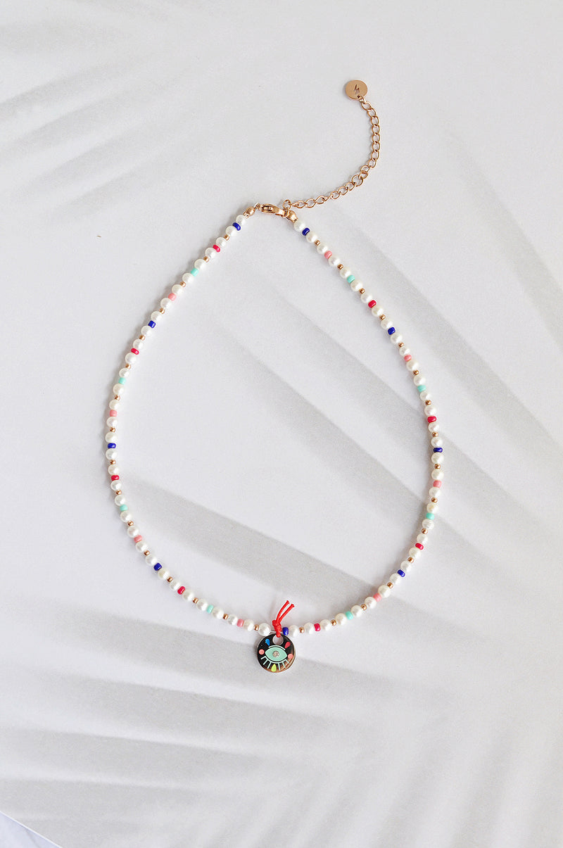 PINA COLADA choker necklace / PINA COLADA ogrlica uz vrat