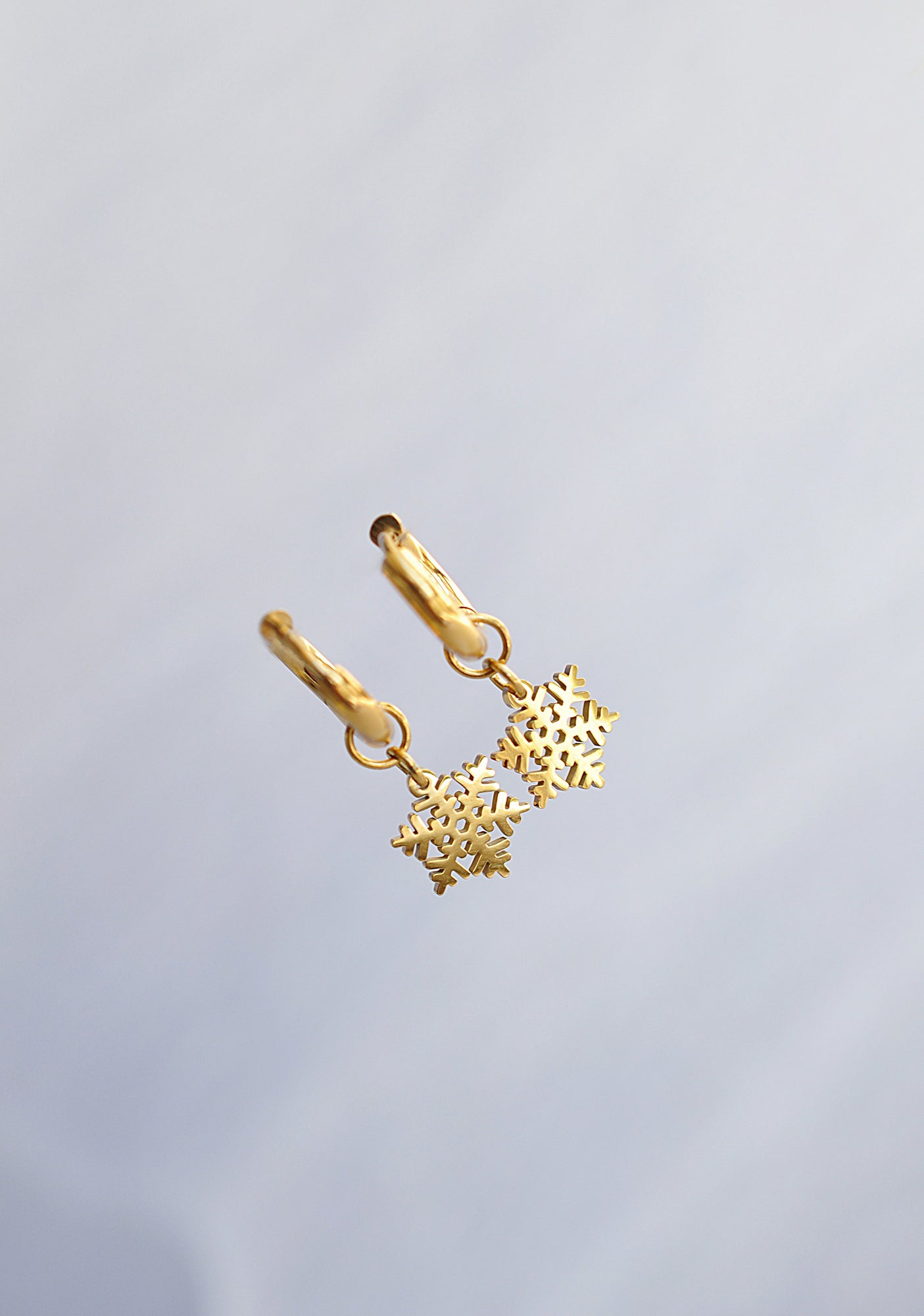 SNOWFLAKE mini hoops / SNOWFLAKE mini ringovi