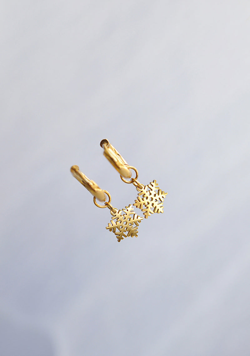 SNOWFLAKE mini hoops / SNOWFLAKE mini ringovi