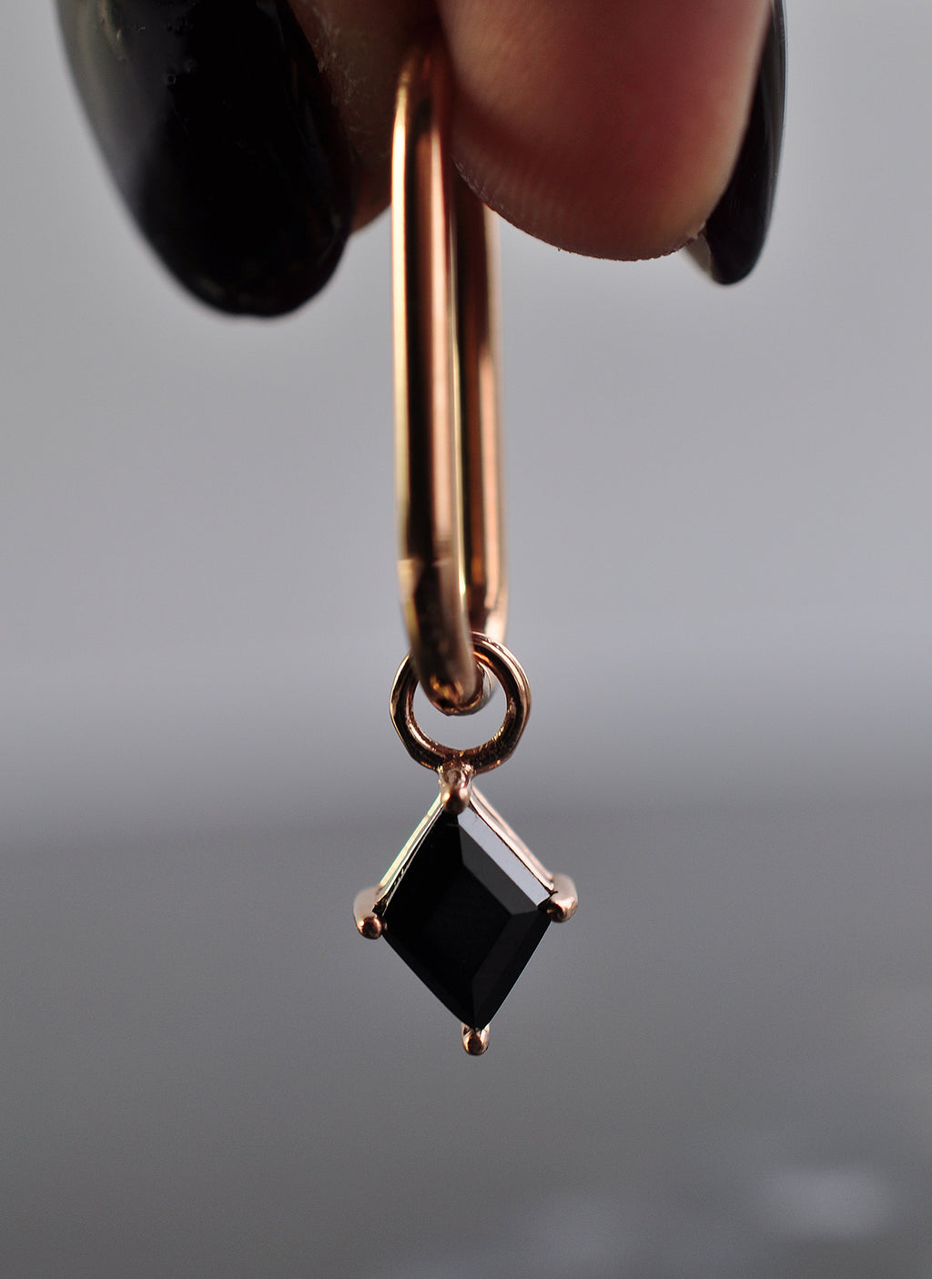 BLACK ROCK ovale Creolen / BLACK ROCK ovalni ringovi 