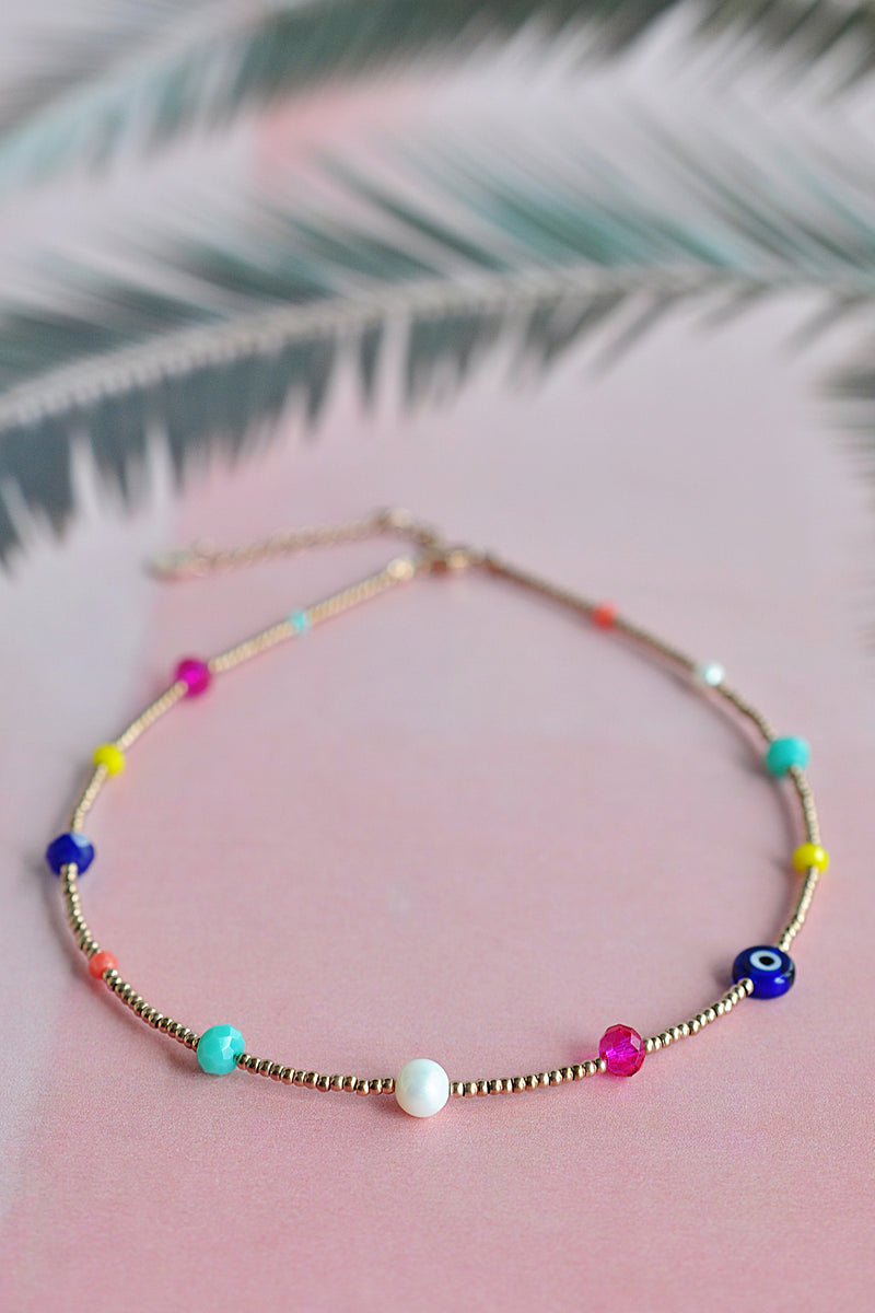 TEQUILA SUNRISE choker necklace / TEQUILA SUNRISE ogrlica uz vrat