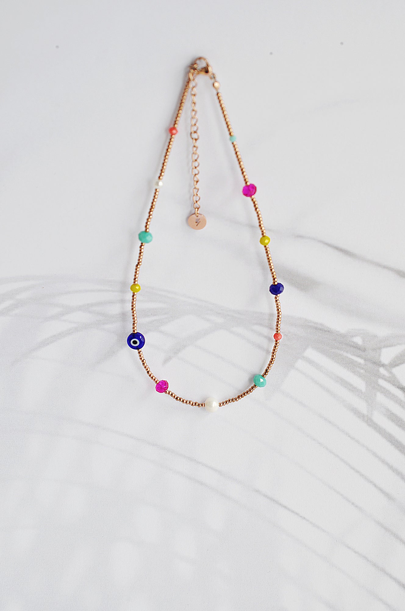 TEQUILA SUNRISE choker necklace / TEQUILA SUNRISE ogrlica uz vrat