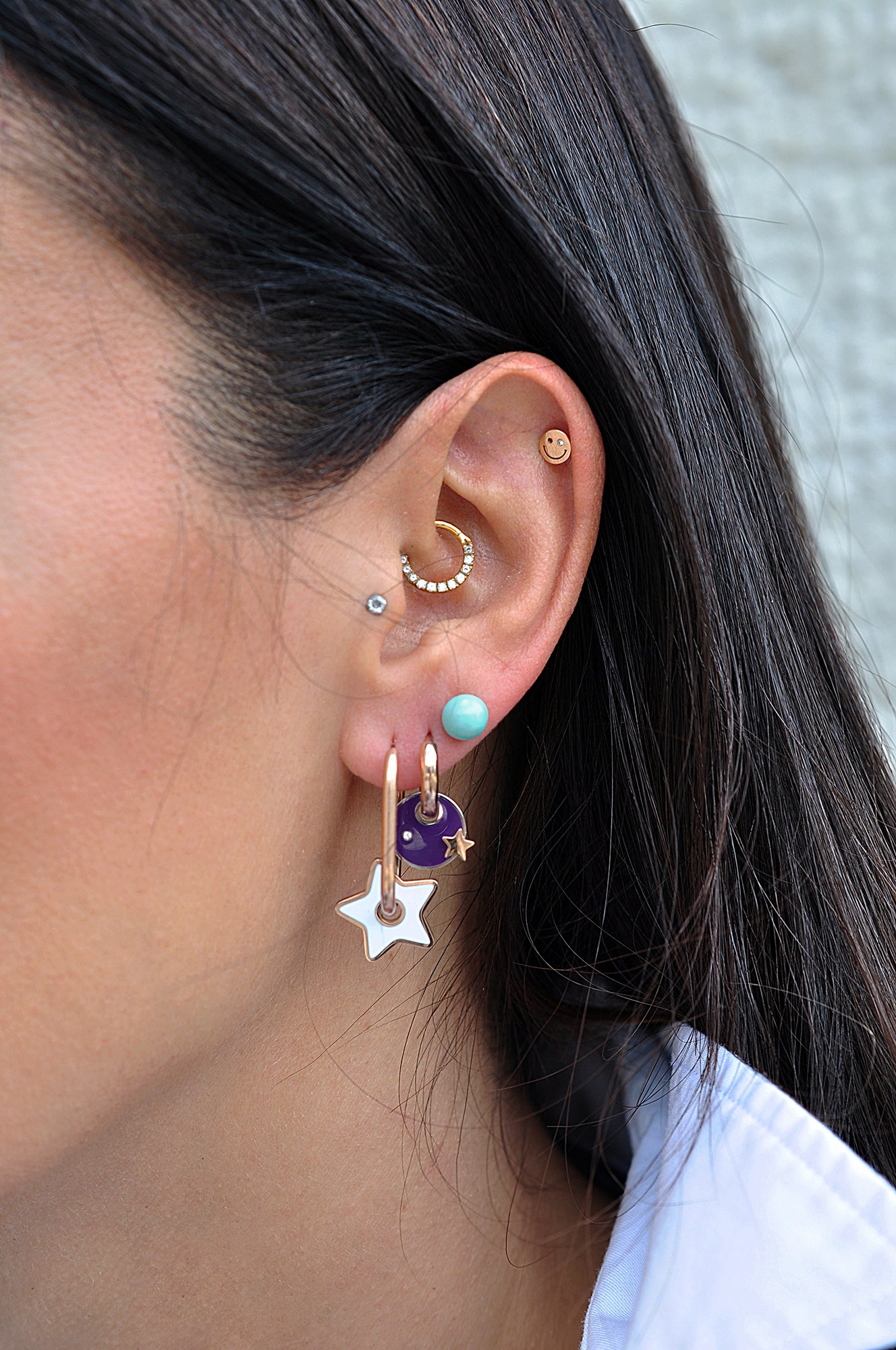 SANTORINI oval hoops / SANTORINI ovalni ringovi