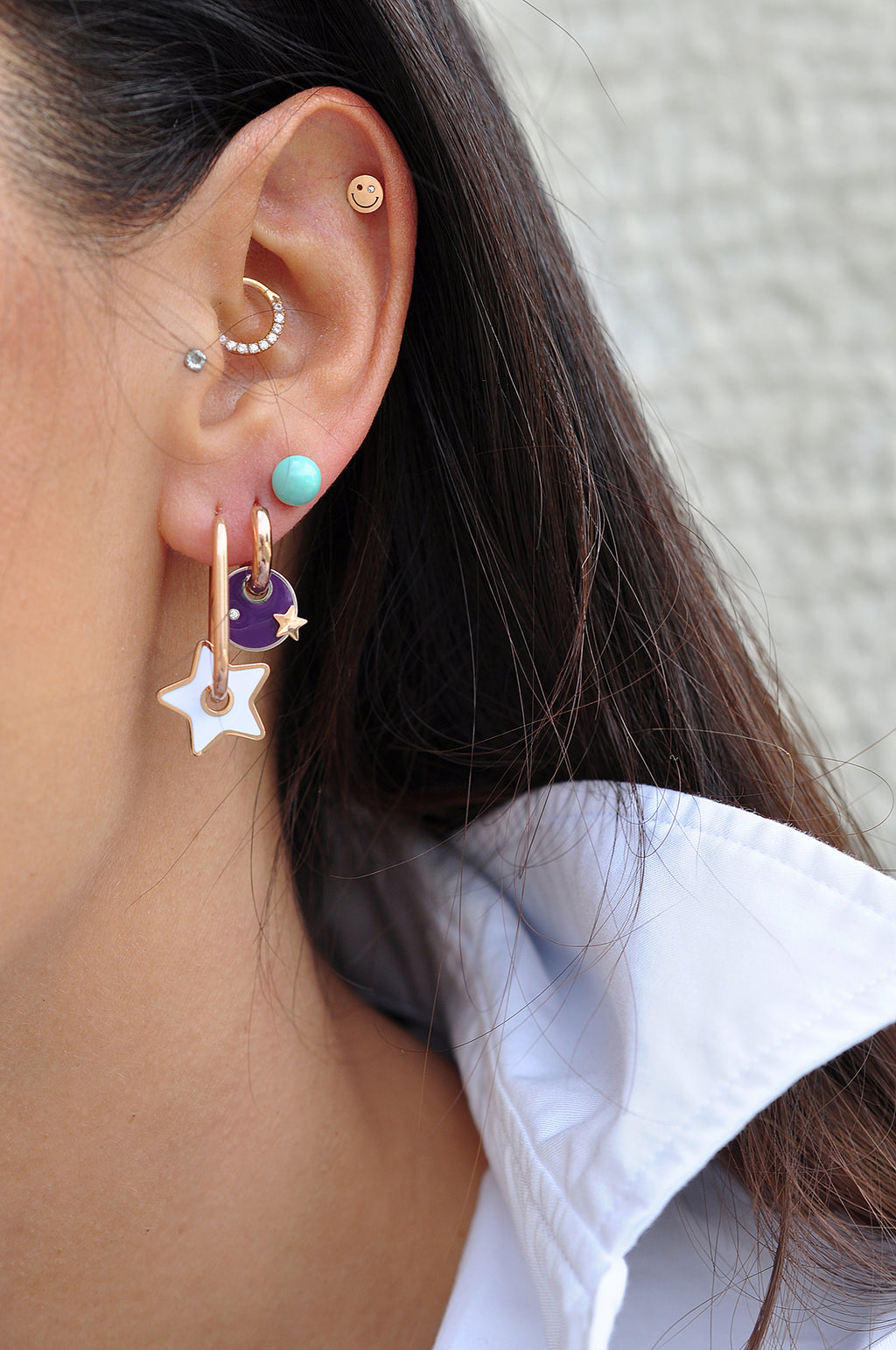 SANTORINI oval hoops / SANTORINI ovalni ringovi