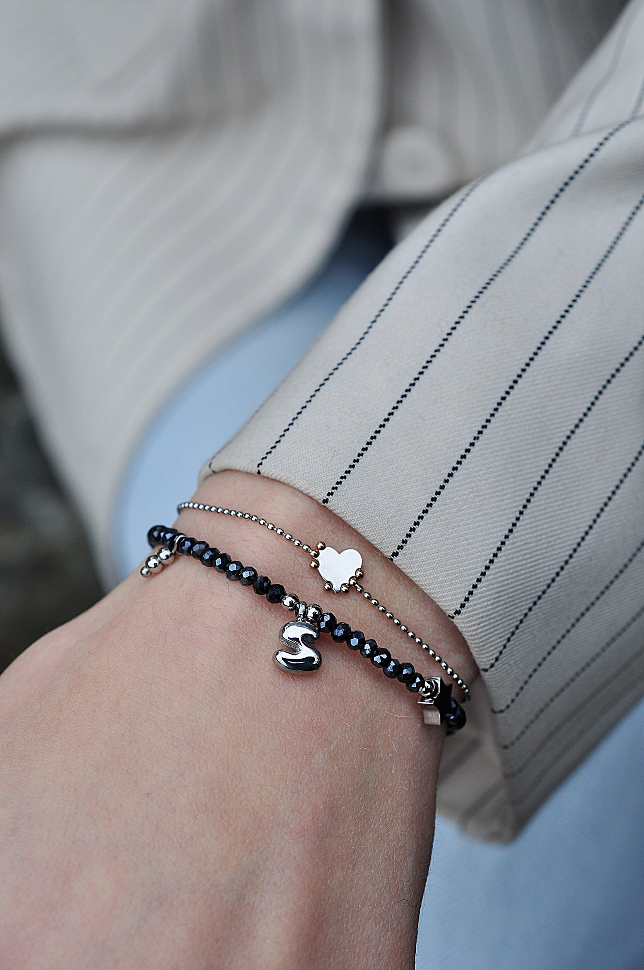 LOVE LETTERS glass bead bracelet / LOVE LETTERS narukvica s perlicama