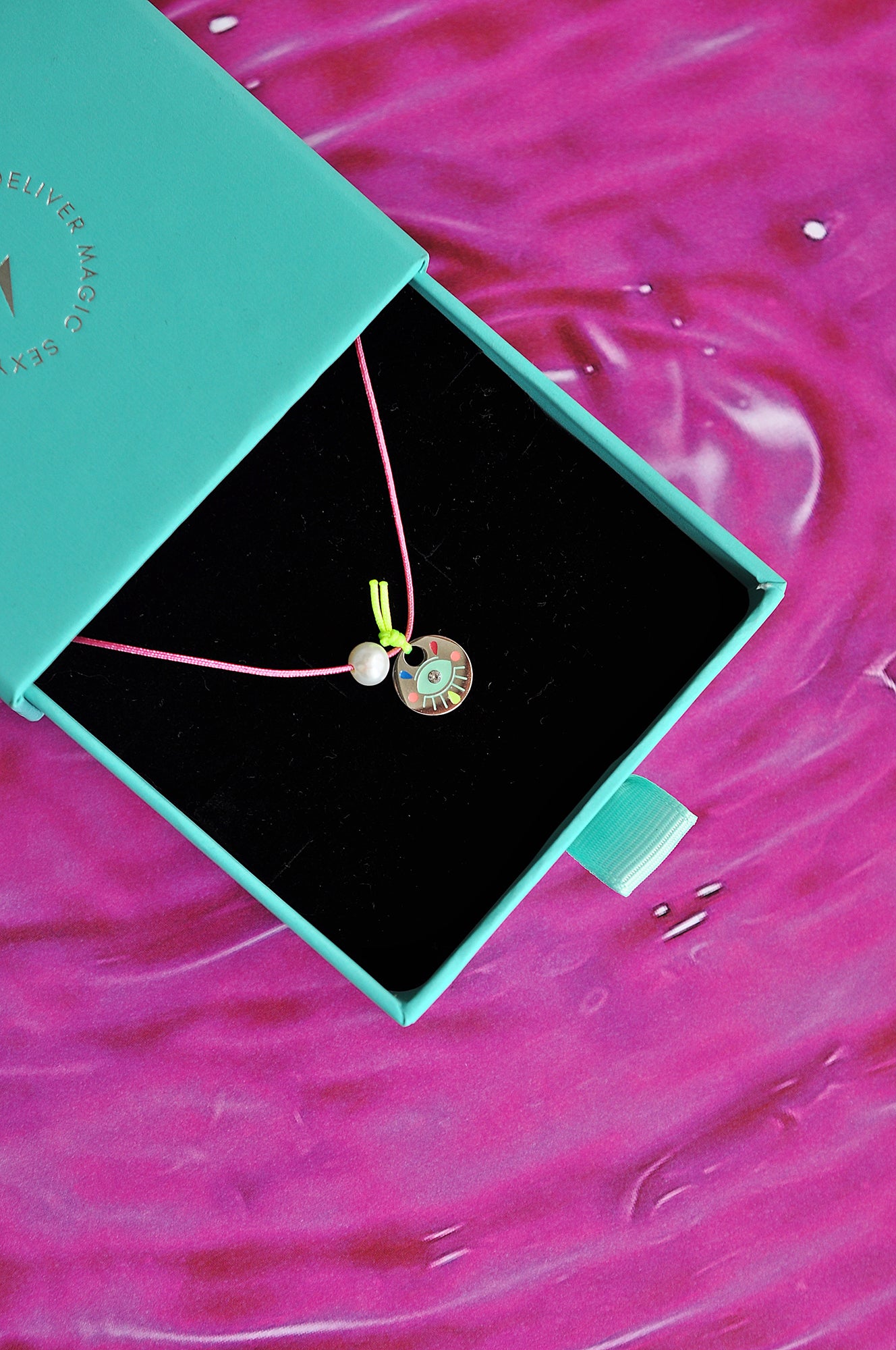 PINA COLADA string choker necklace / PINA COLADA ogrlica uz vrat