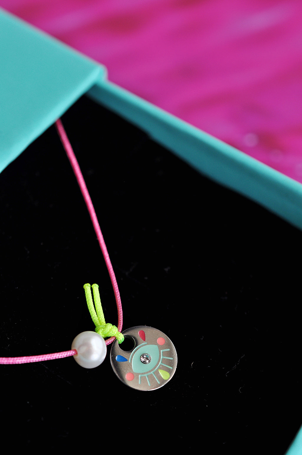 PINA COLADA string choker necklace / PINA COLADA ogrlica uz vrat
