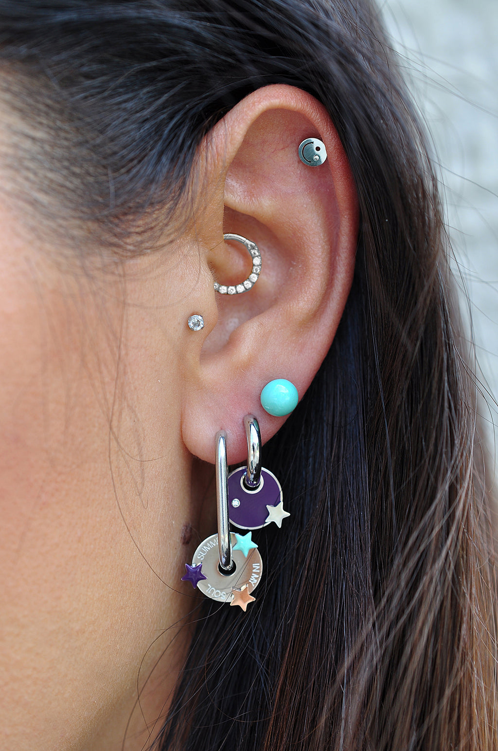 IBIZA oval hoops / IBIZA ovalni ringovi