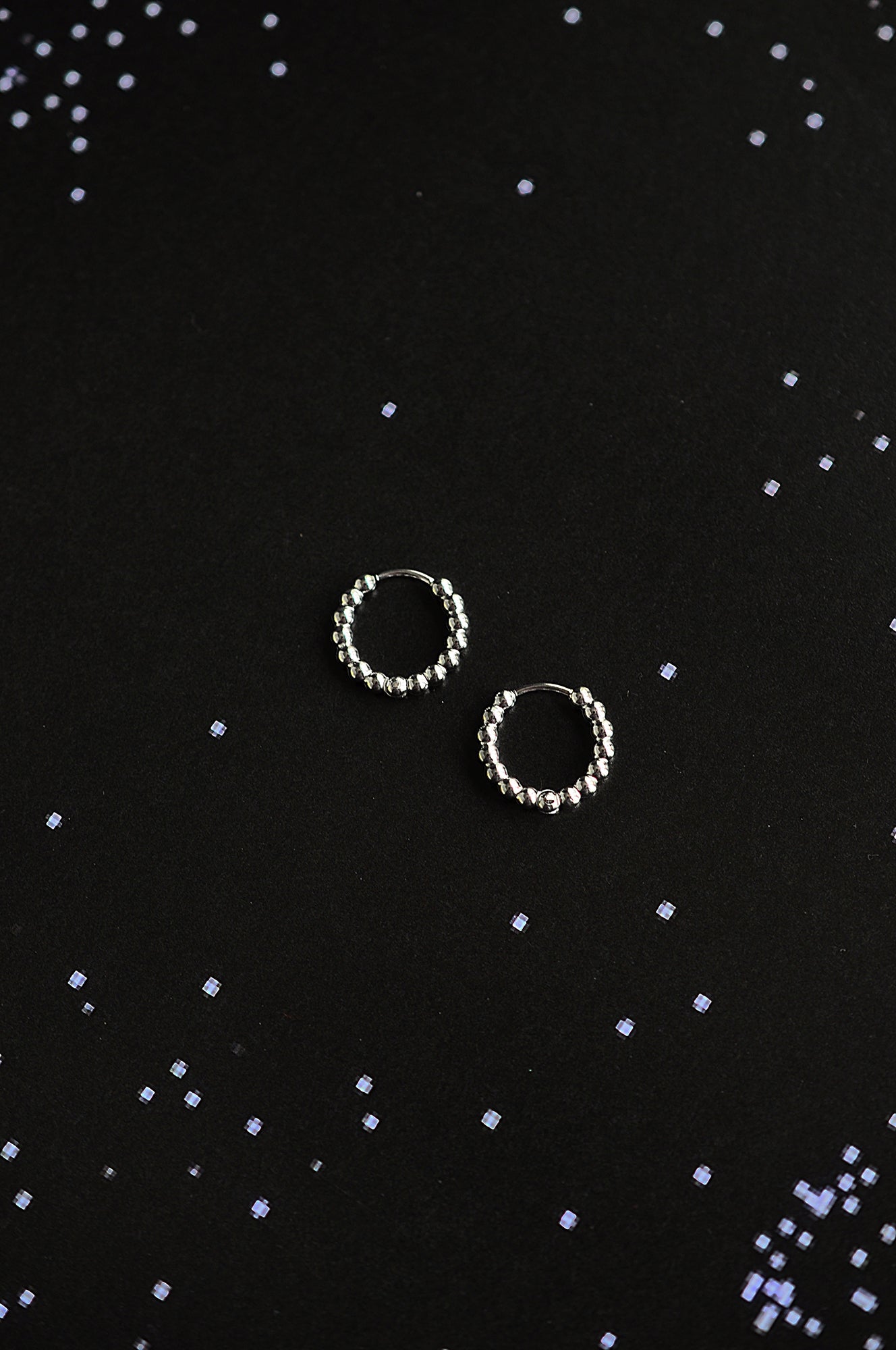 SNOW DROPS classic hoops / SNOW DROPS klasični ringovi