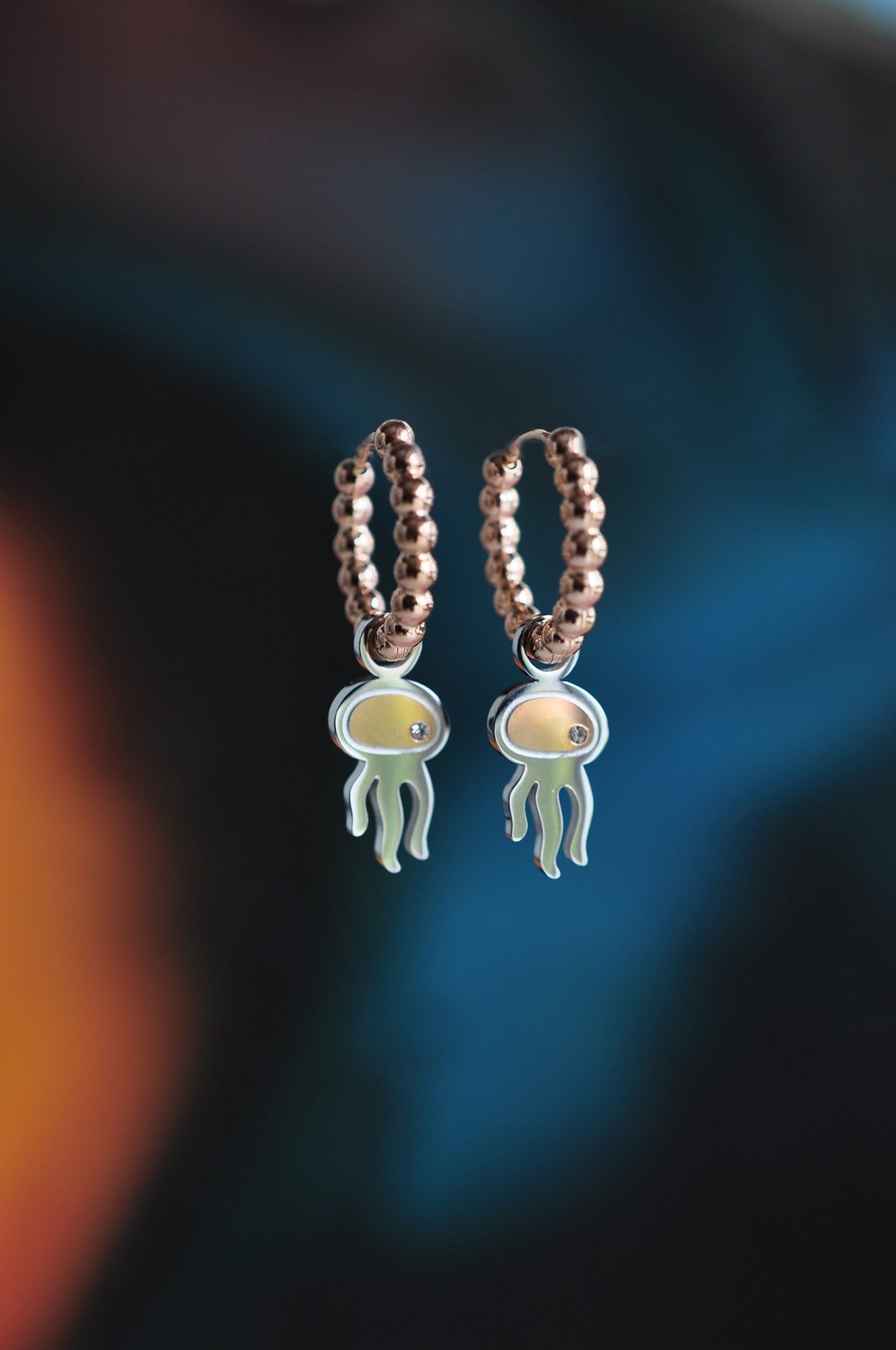 JELLY BABY dot mini or classic hoops / JELLY BABY dot mini ili klasični ring