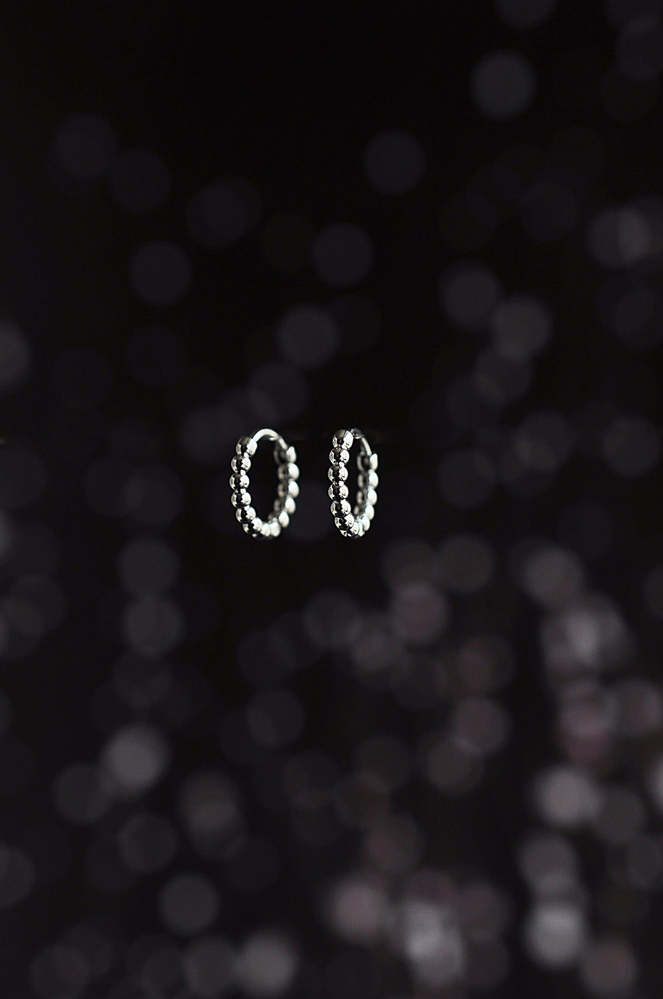 SNOW DROPS mini hoops / SNOW DROPS mini ringovi