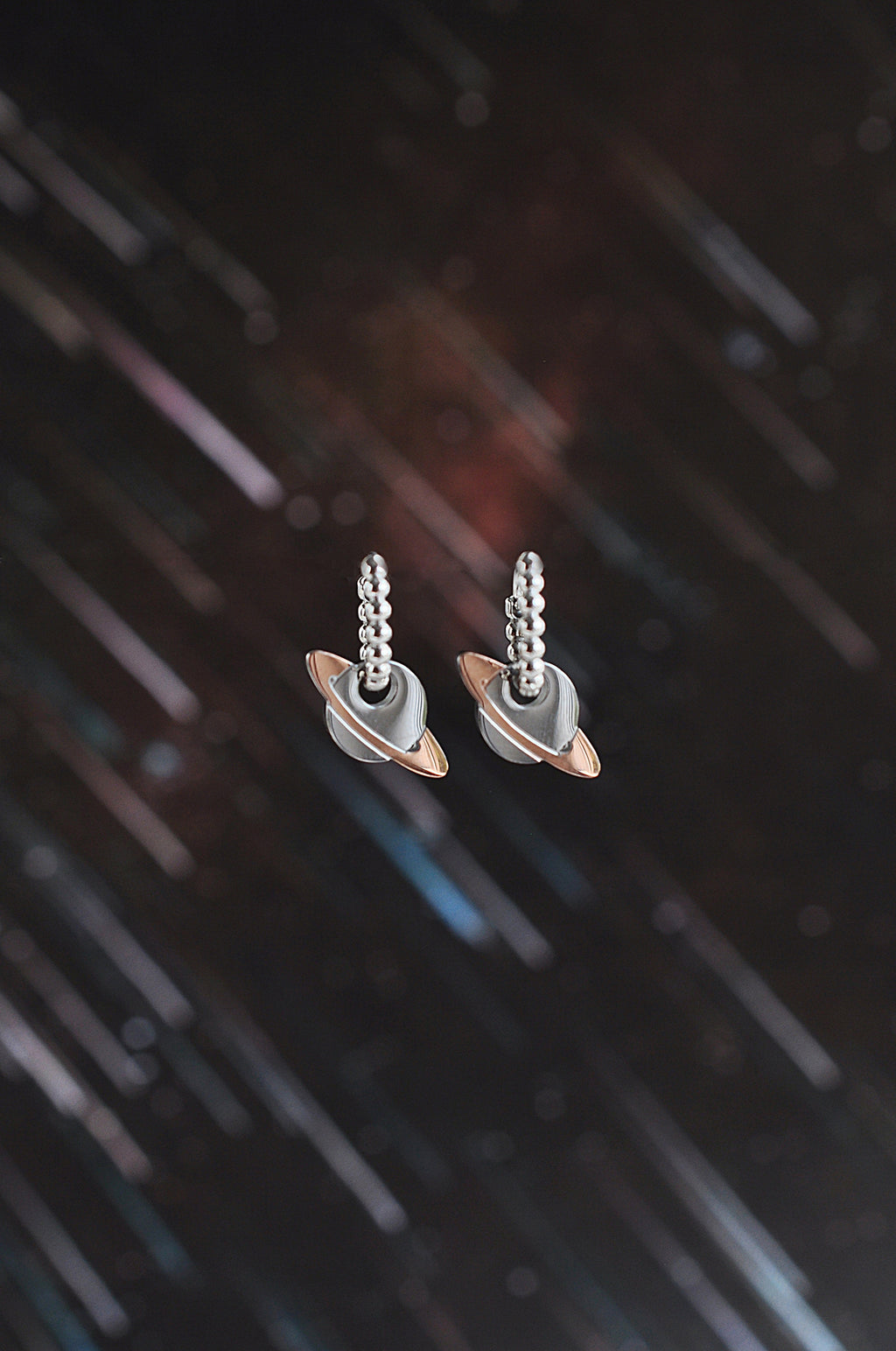 SATURN mini dot hoops / SATURN mini dot ringovi