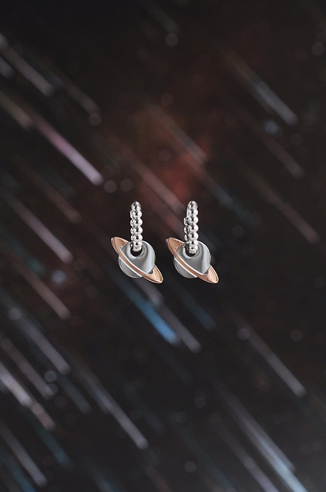 SATURN mini dot hoops / SATURN mini dot ringovi