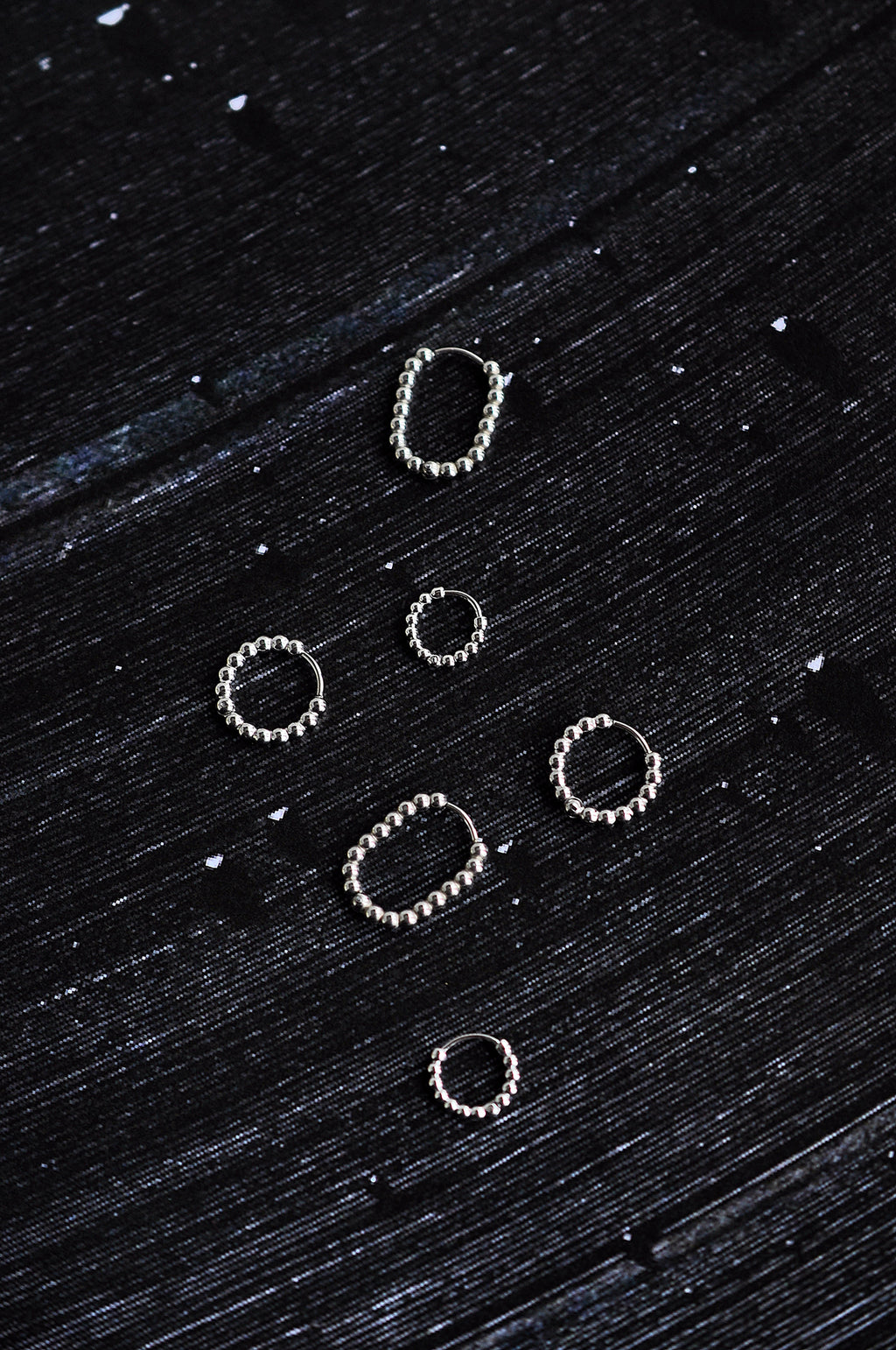 SNOW DROPS mini hoops / SNOW DROPS mini ringovi