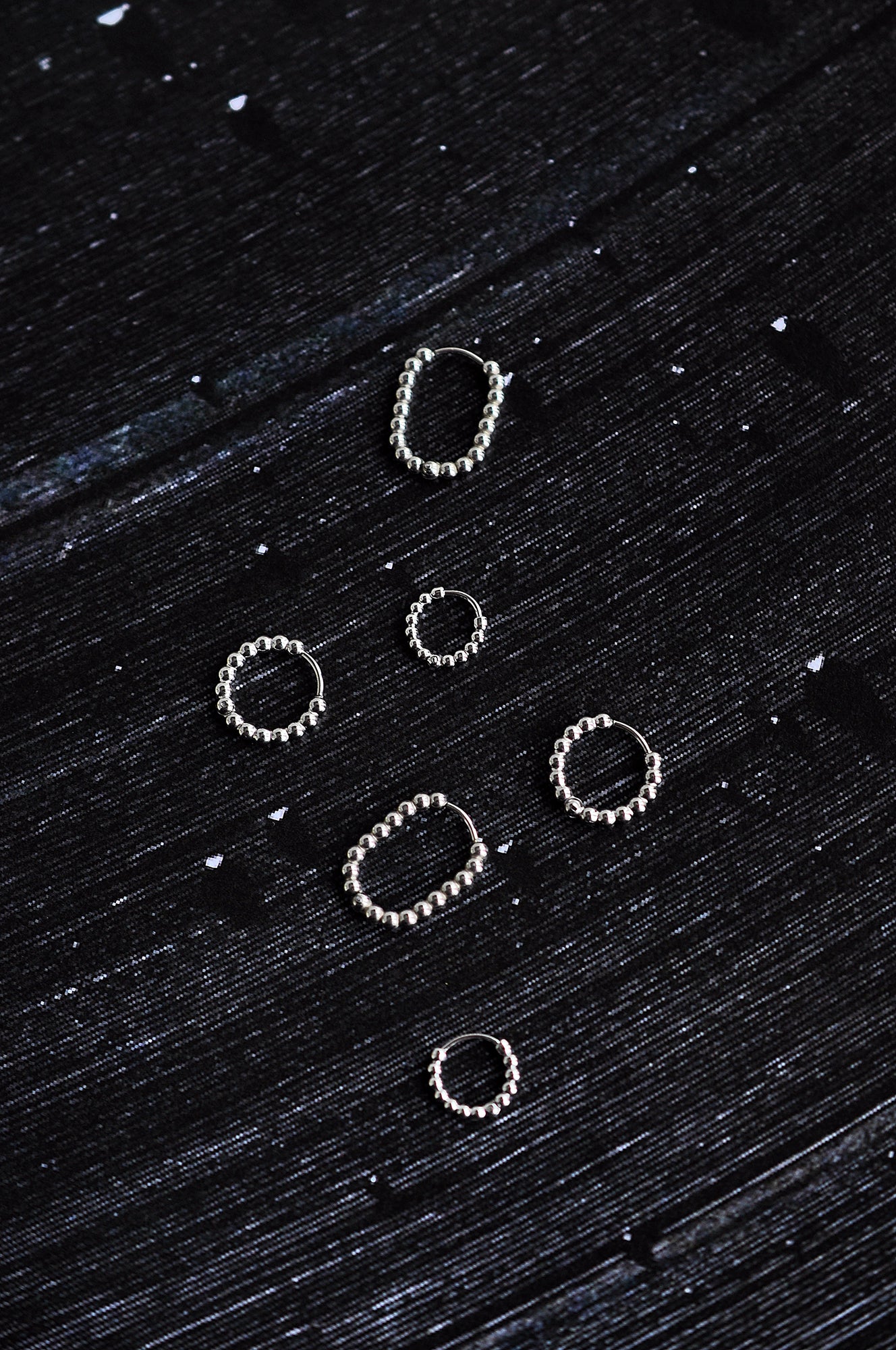 SNOW DROPS mini hoops / SNOW DROPS mini ringovi