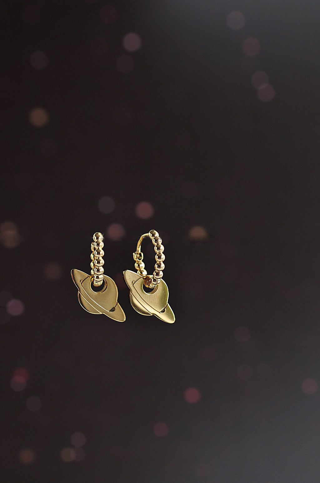 SATURN mini dot hoops / SATURN mini dot ringovi